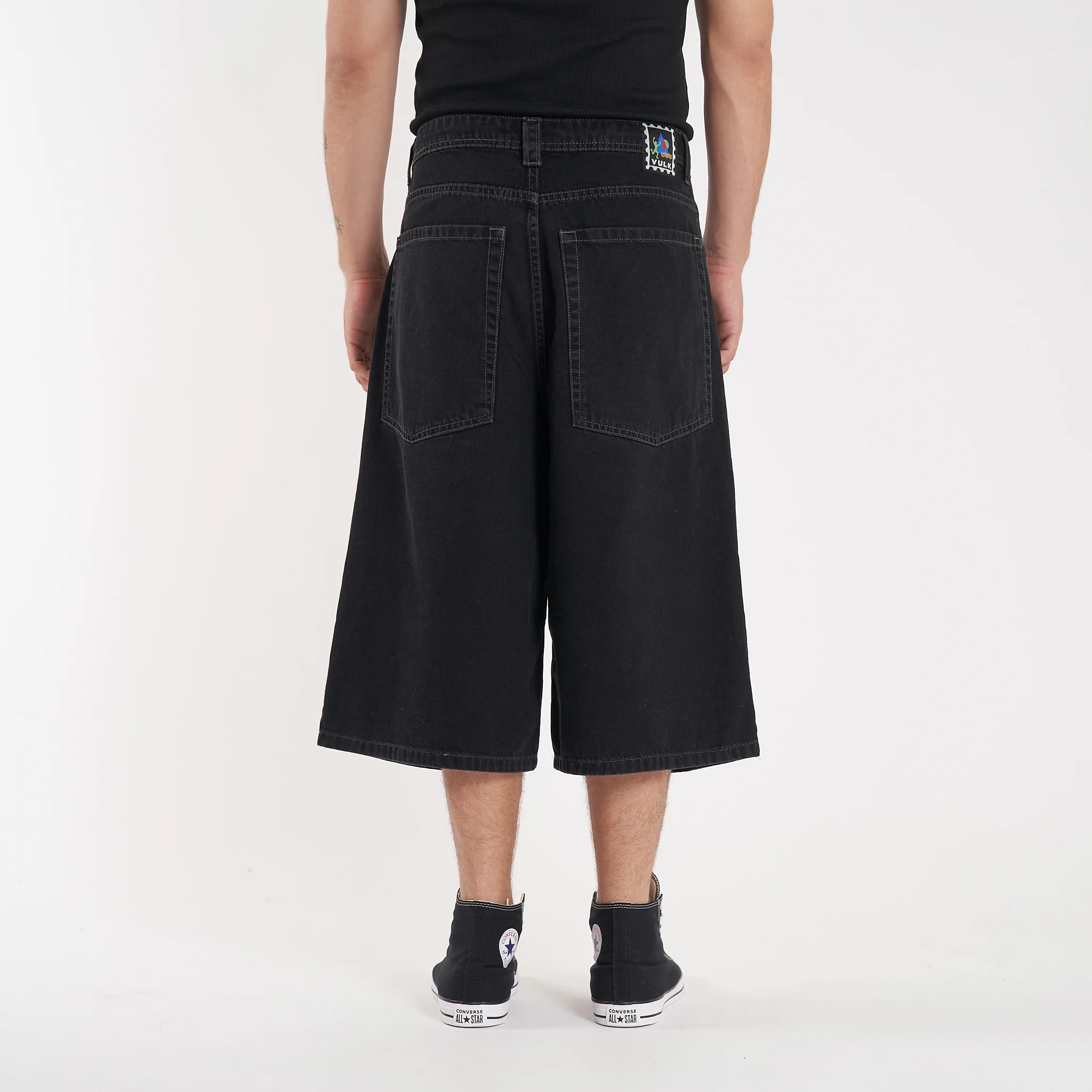 Bermuda Vulk Marcus Wide Long Ws Black - Image 9