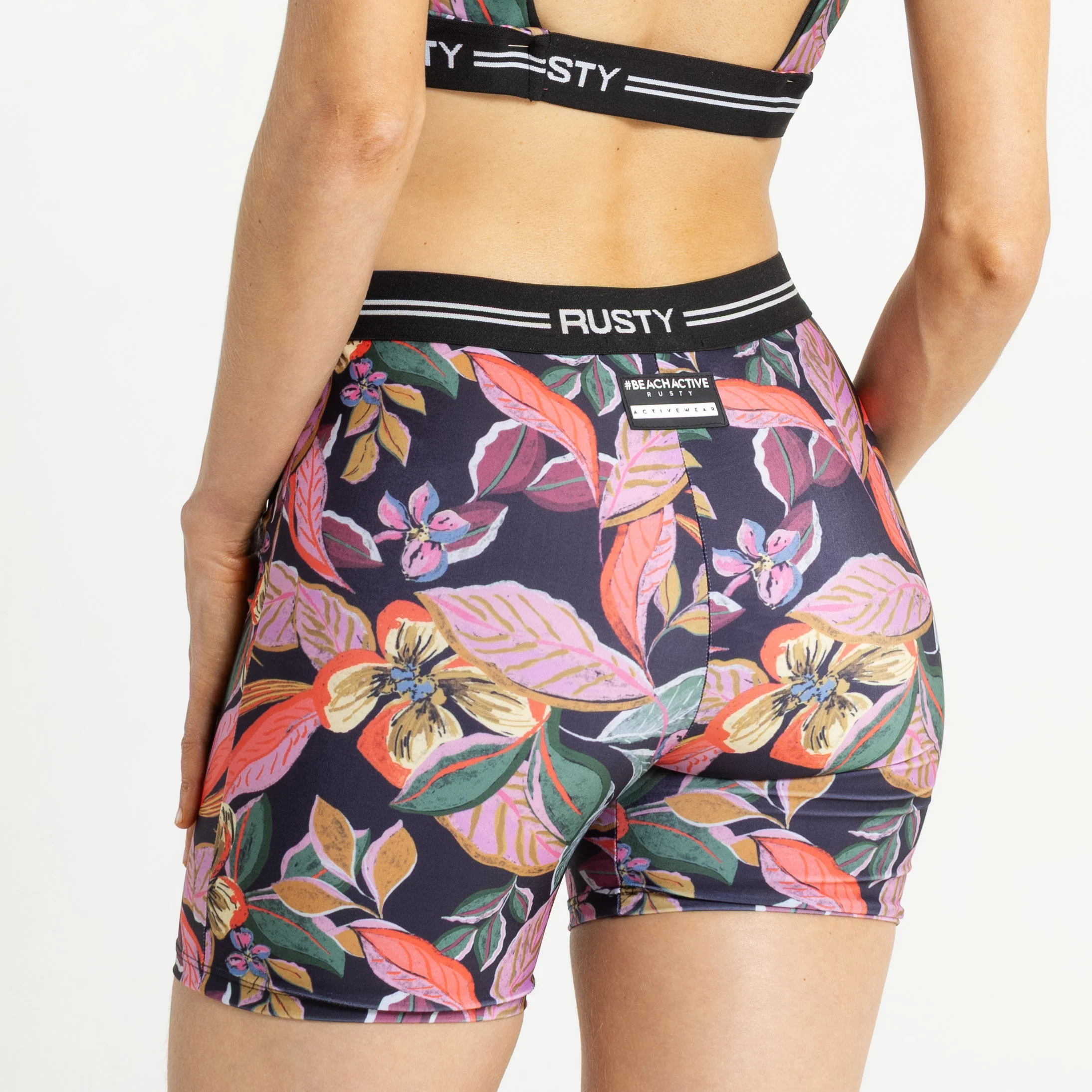 Biker Rusty Alissa Biker Short Ld Black - Image 4