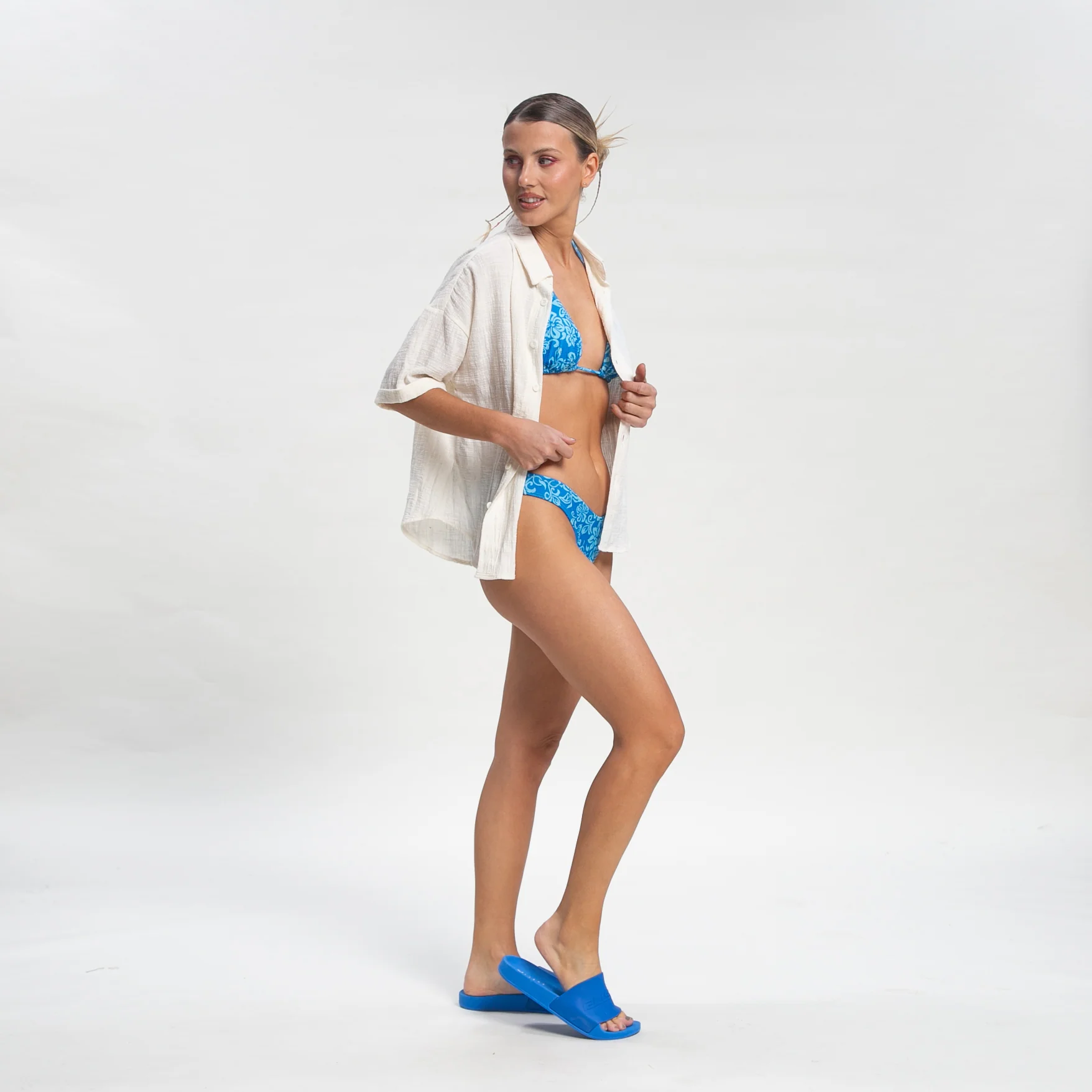Bikini Alto Rusty Cabo Multiway Triang Bik Top Ld Aquarius Blue - Image 5