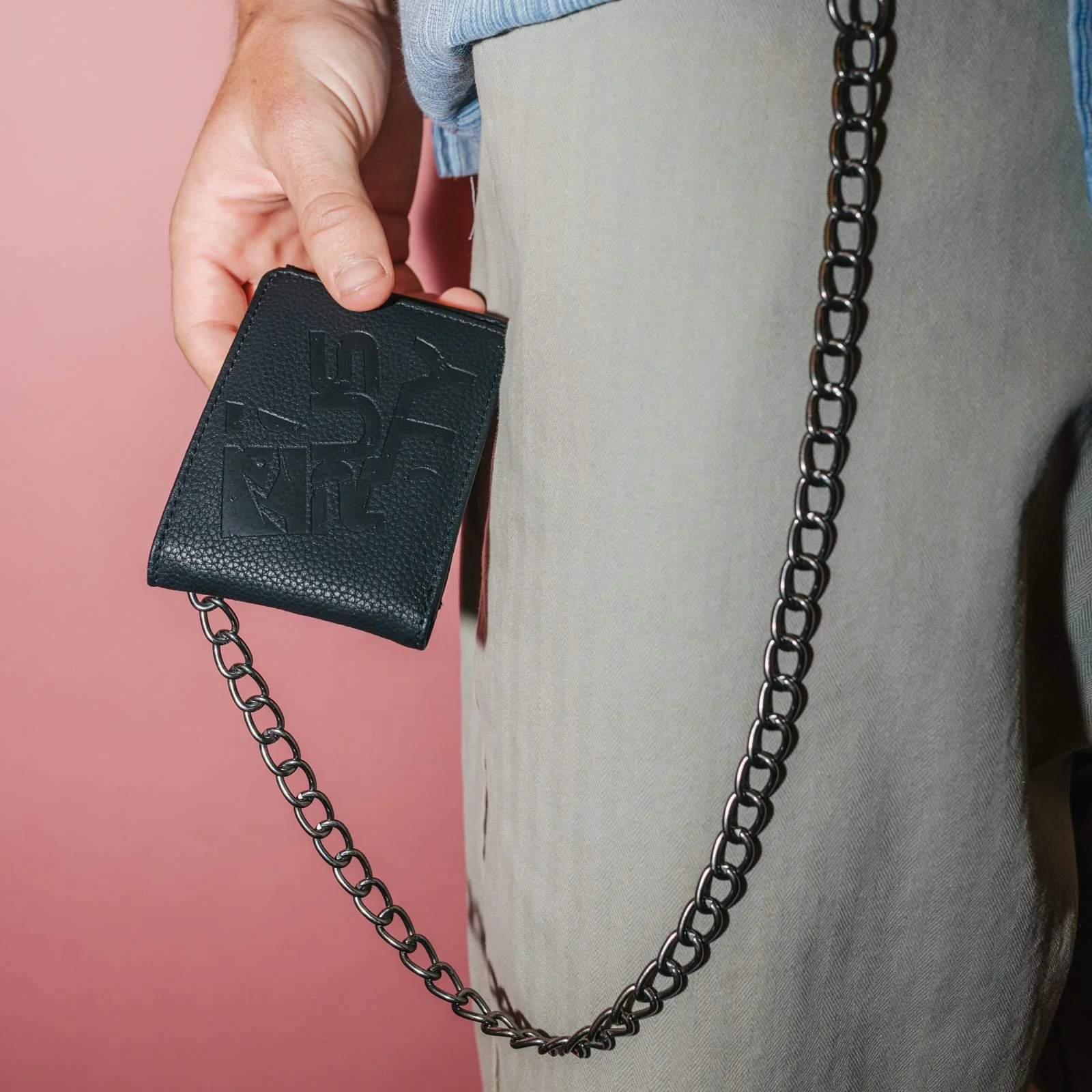 Billetera Rusty District Chain Wallet Black - Image 5