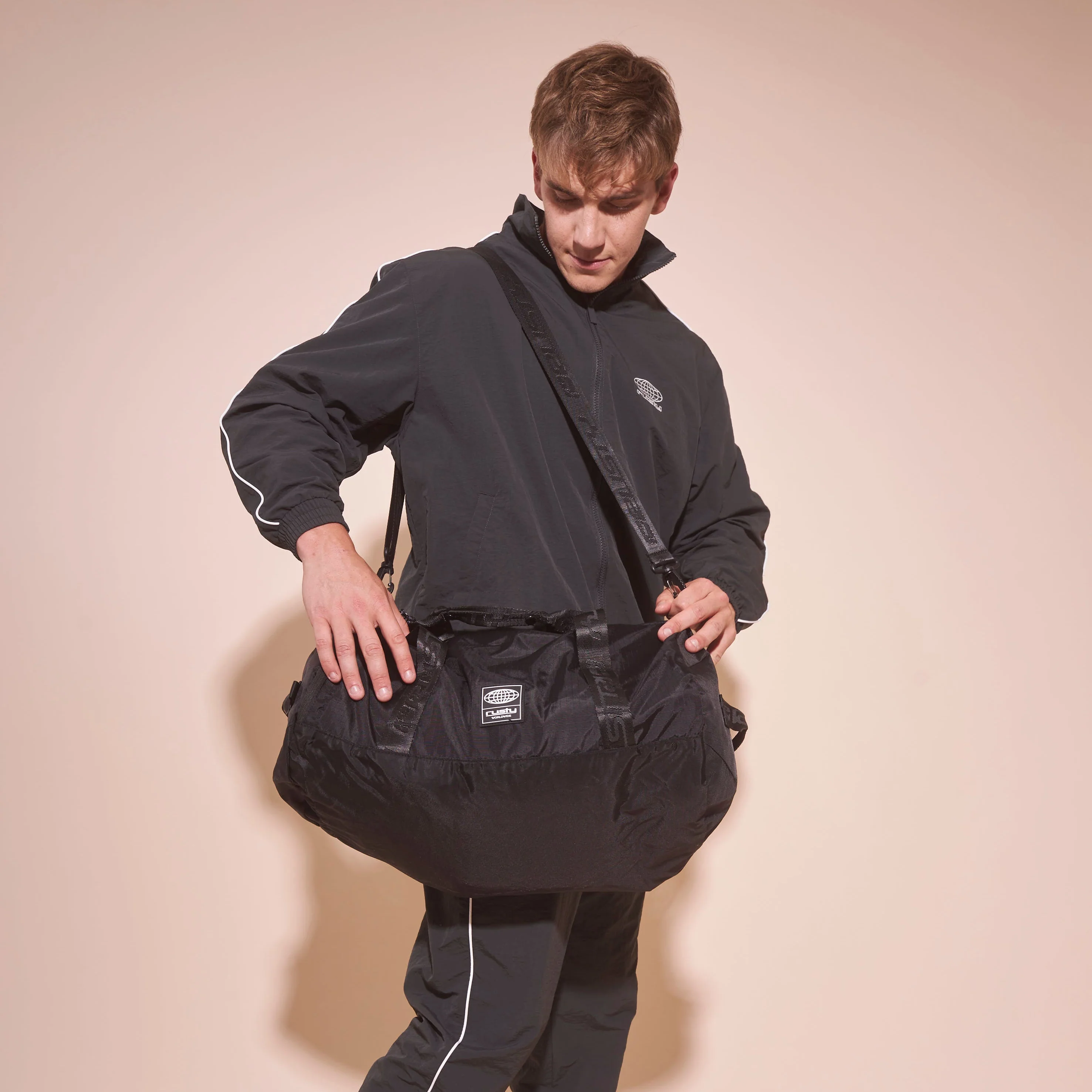 Bolso Rusty Chicago Bag Black/Grey
