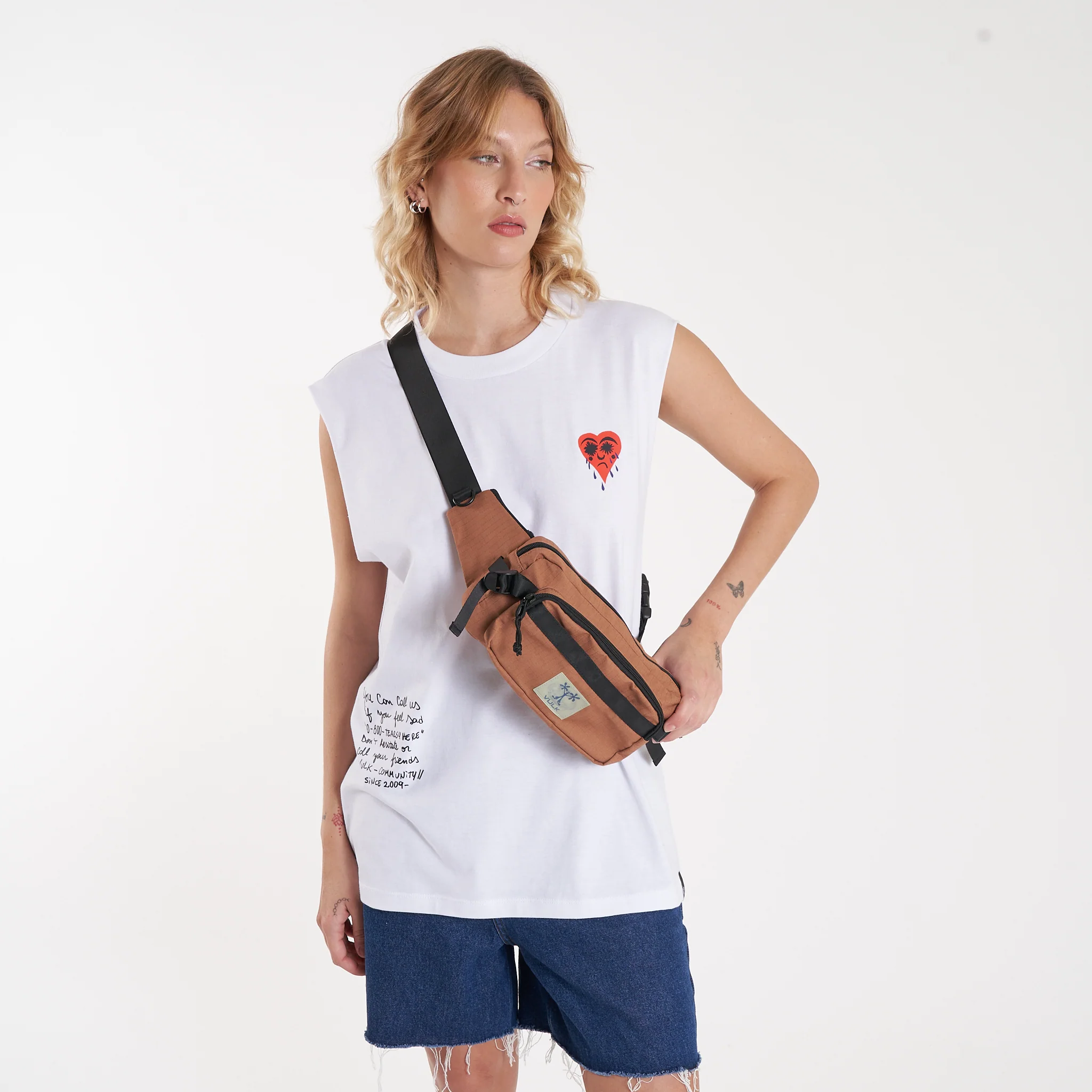 Bolso Vulk Teck Waistbag Brown
