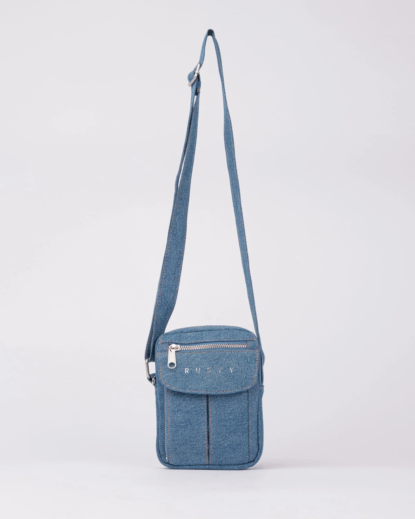 Bolso Rusty Dusk Denim Crossbody Bag* Middy Blue