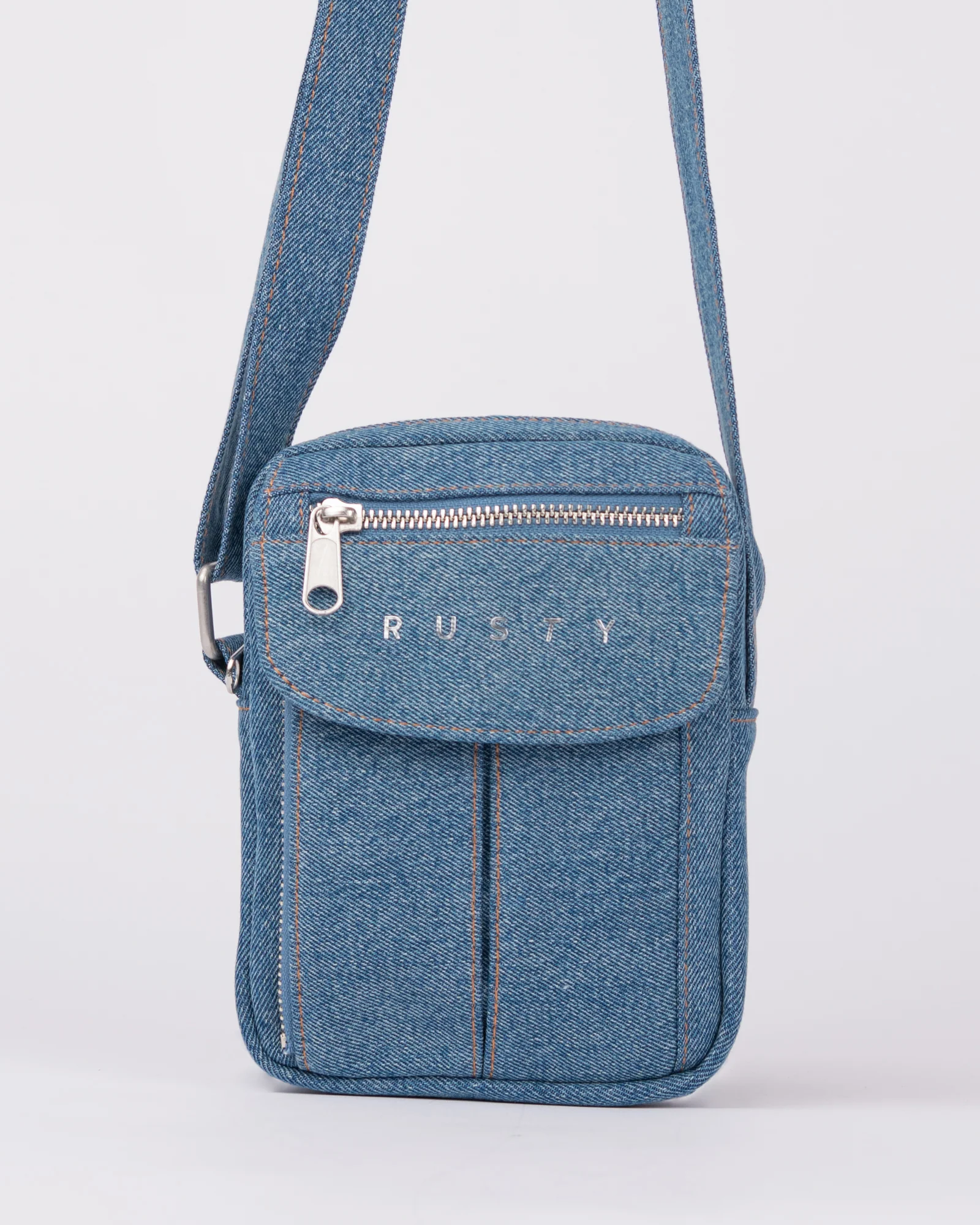 Bolso Rusty Dusk Denim Crossbody Bag* Middy Blue - Image 2