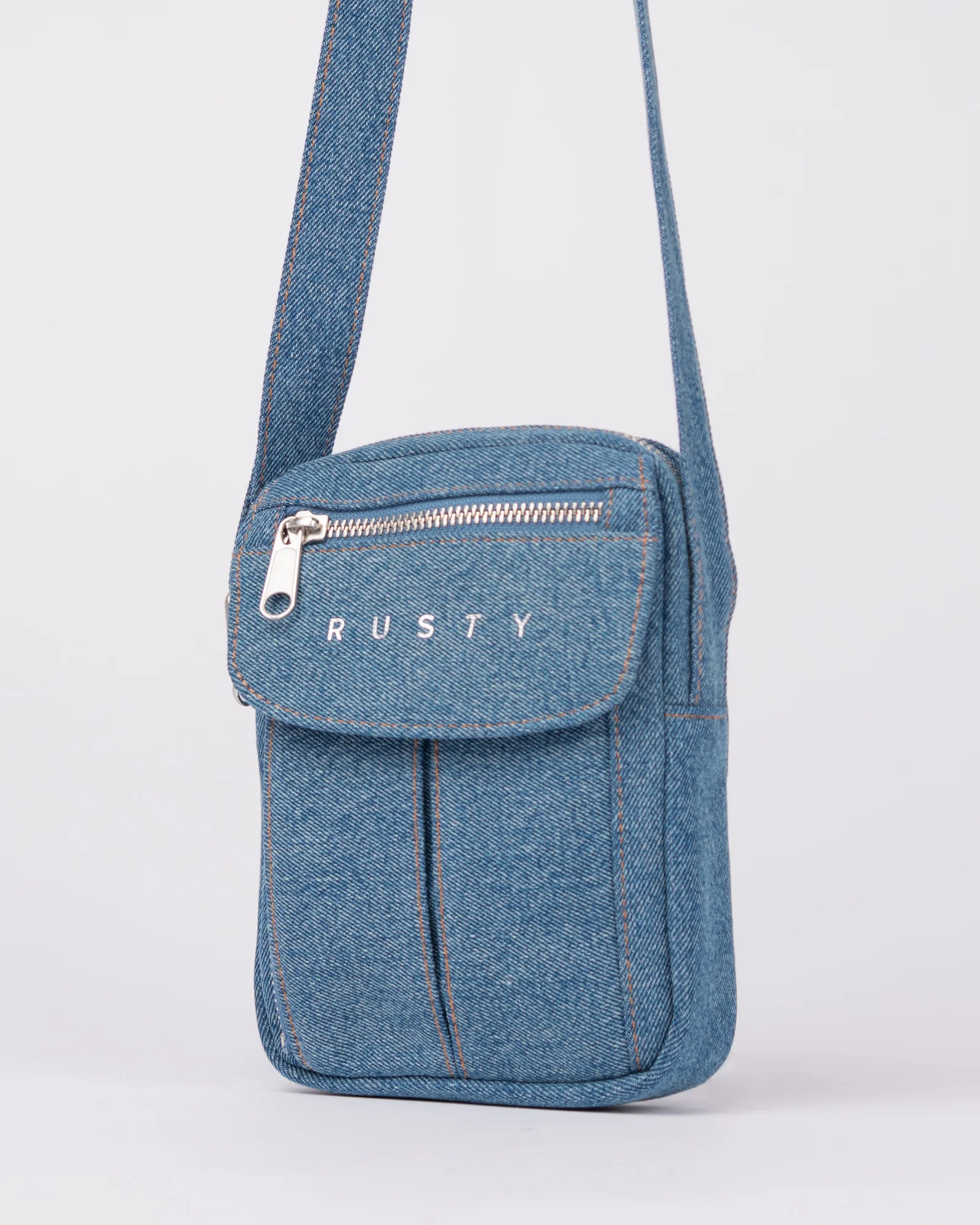 Bolso Rusty Dusk Denim Crossbody Bag* Middy Blue - Image 3