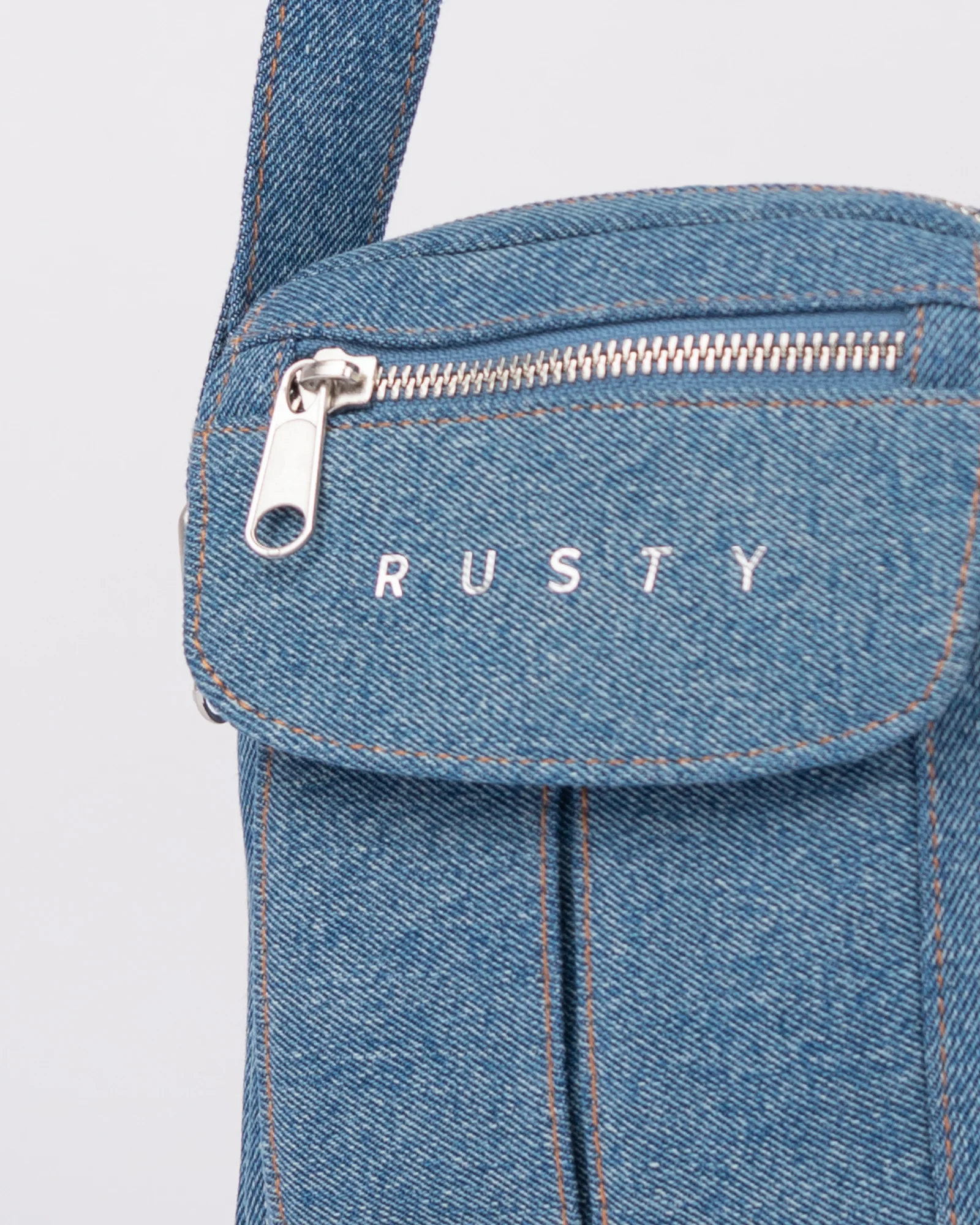 Bolso Rusty Dusk Denim Crossbody Bag* Middy Blue - Image 4