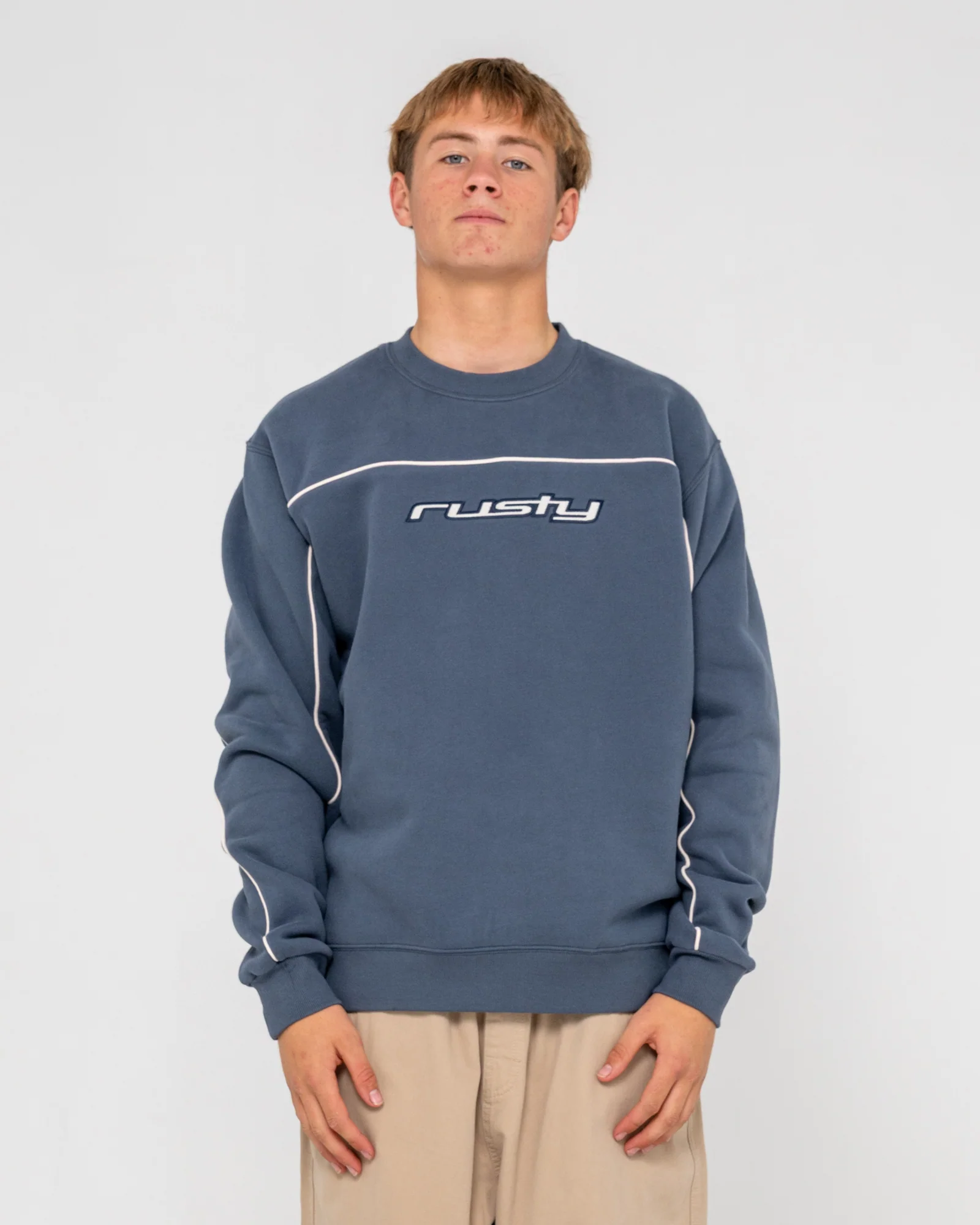 Buzo Rusty Trigger Crew Fleece Atlantic Blue