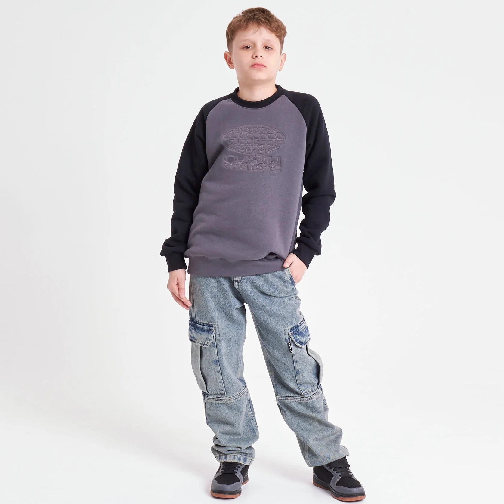 Buzo Rusty Elevax Crew Jr Black - Image 4