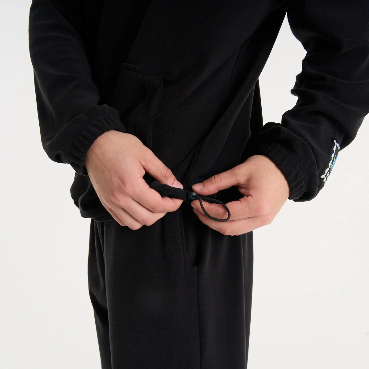 Buzo Vulk Parker Hood Black - Image 10