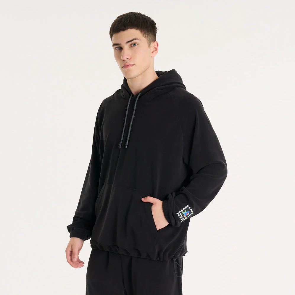 Buzo Vulk Parker Hood Black - Image 3