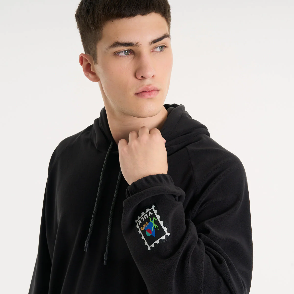 Buzo Vulk Parker Hood Black - Image 5