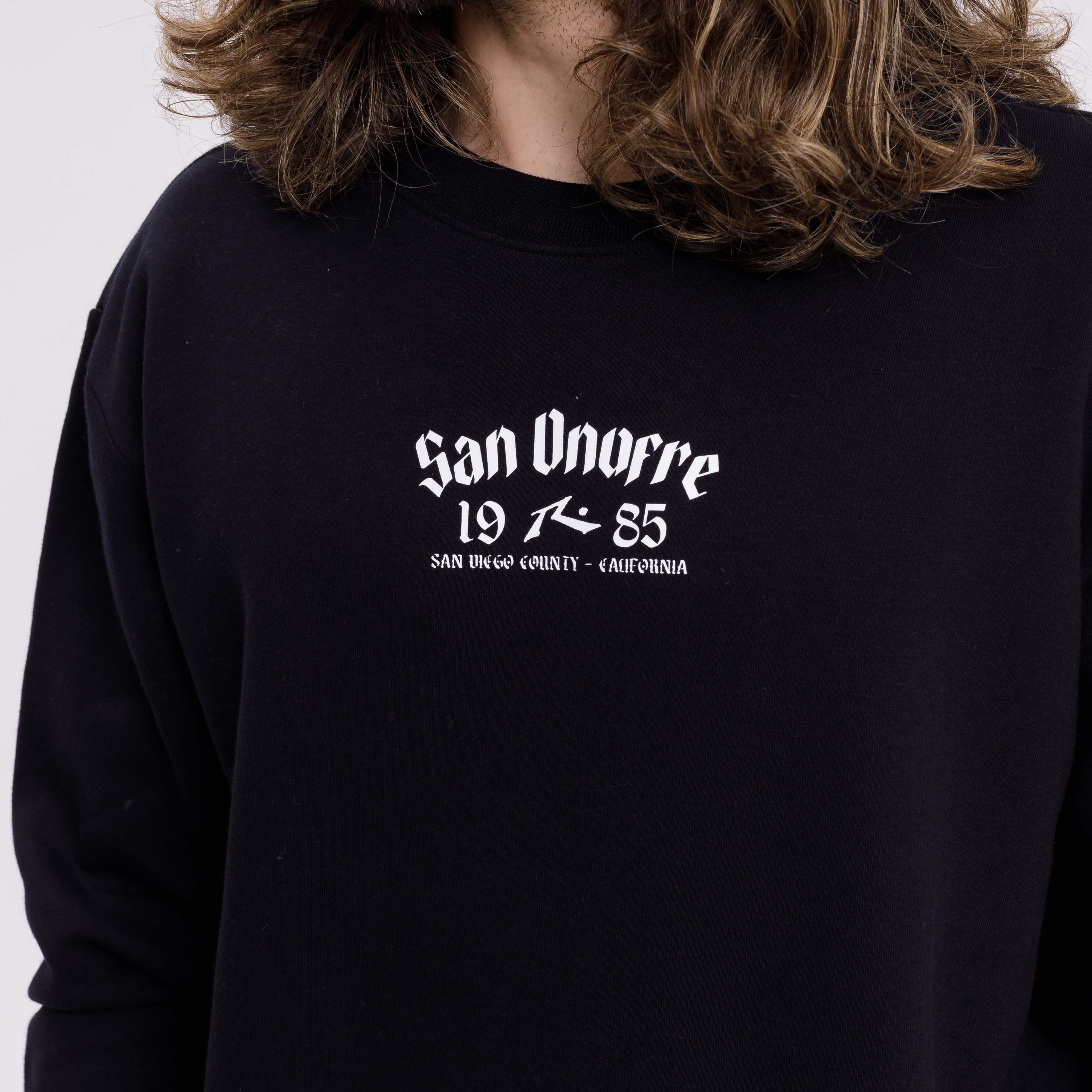 Buzo Rusty San Onofre Crew Black - Image 2