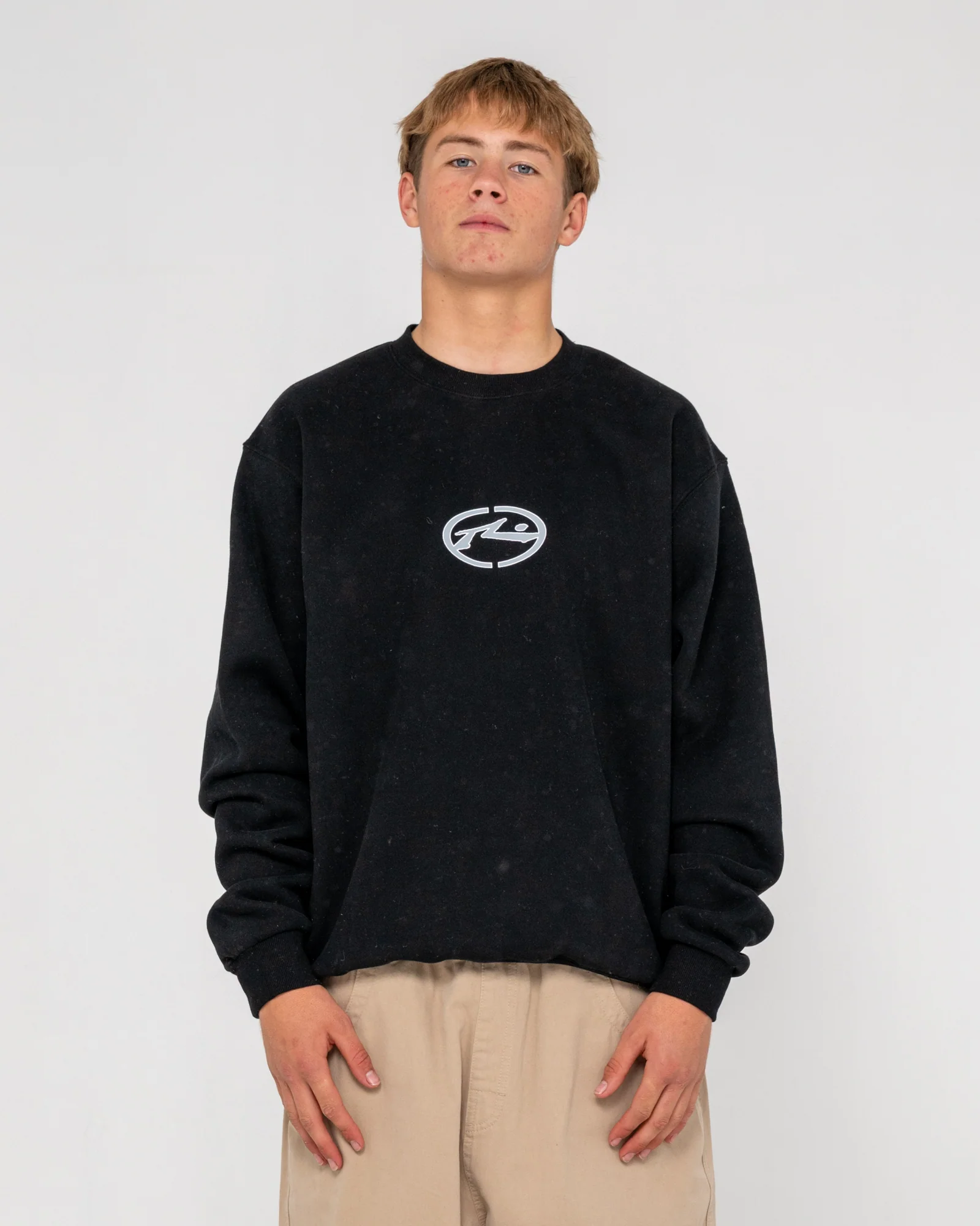 Buzo Rusty Turbo Crew Fleece Black