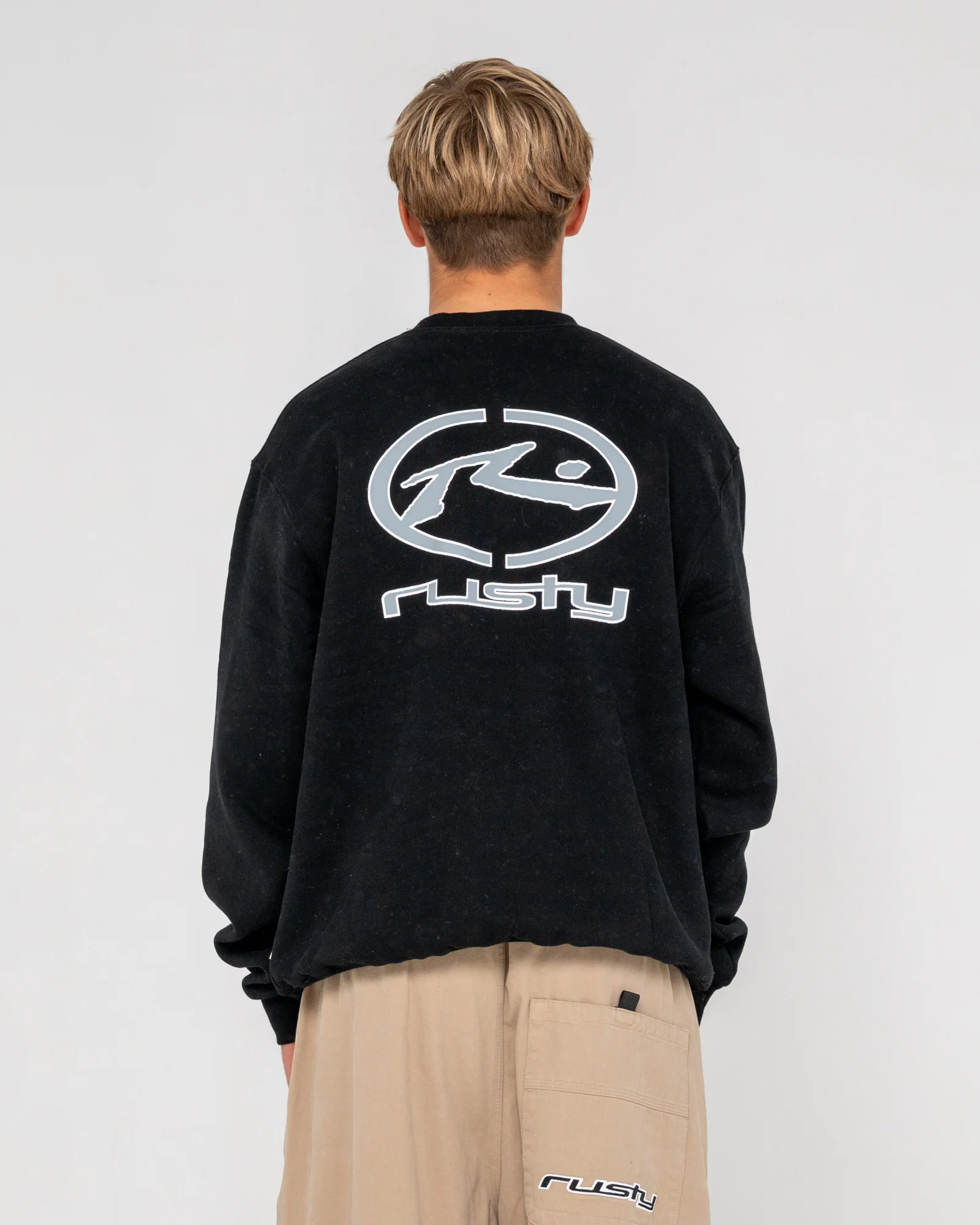 Buzo Rusty Turbo Crew Fleece Black - Image 2