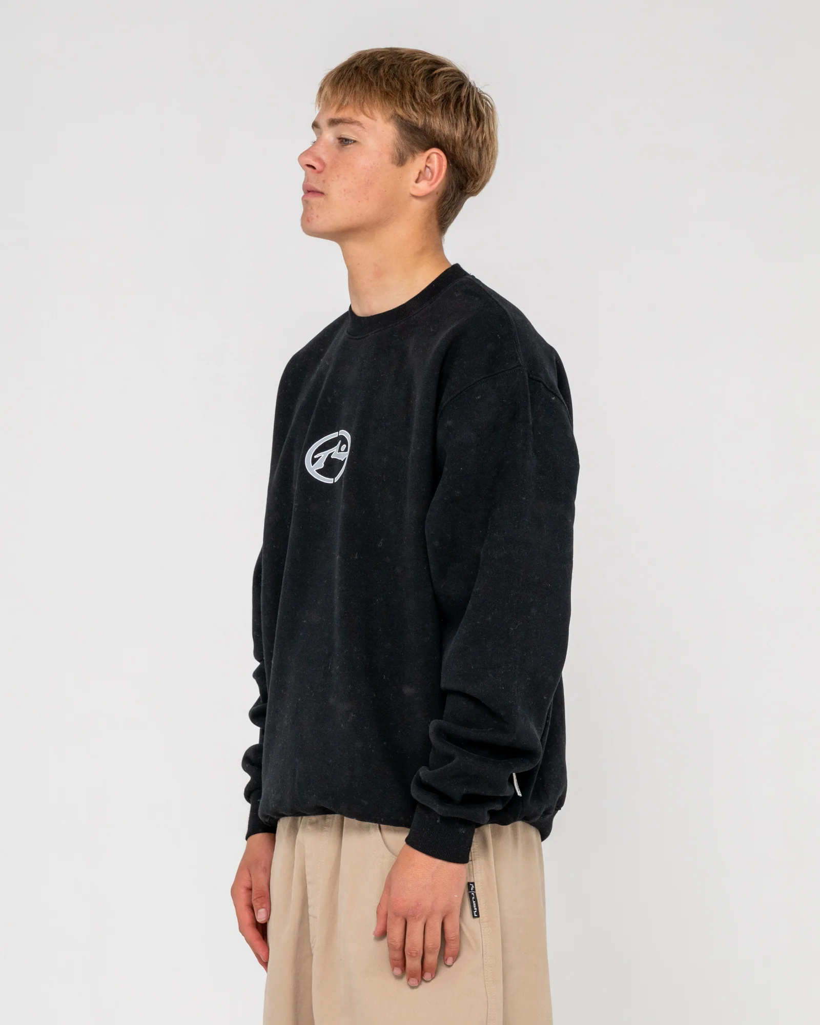 Buzo Rusty Turbo Crew Fleece Black - Image 3