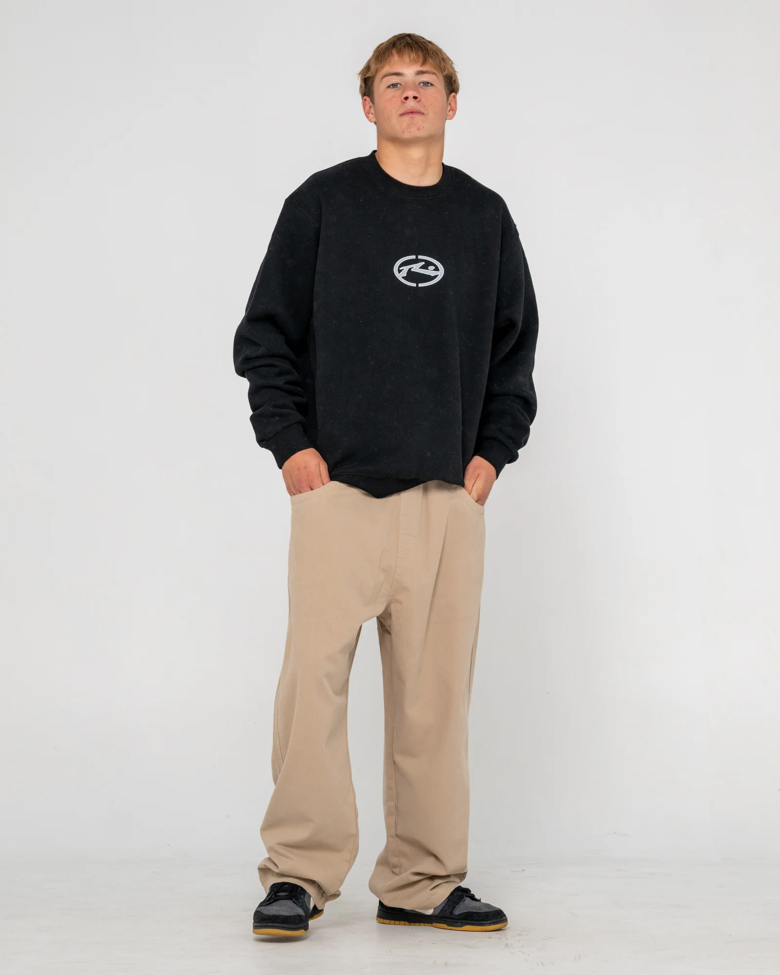 Buzo Rusty Turbo Crew Fleece Black - Image 4
