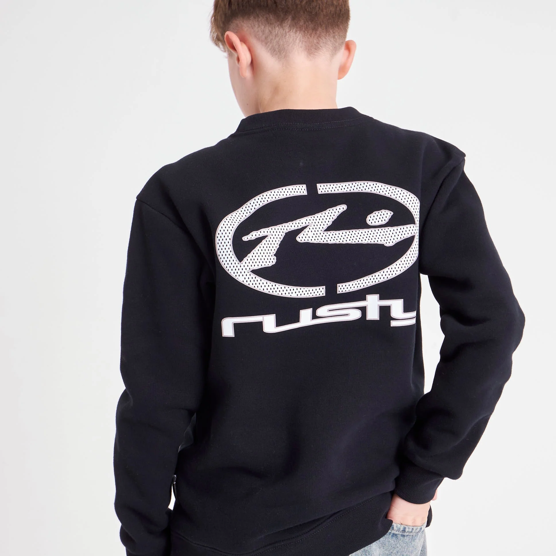 Buzo Rusty Turbo Serie 2 Crew Jr Black - Image 4