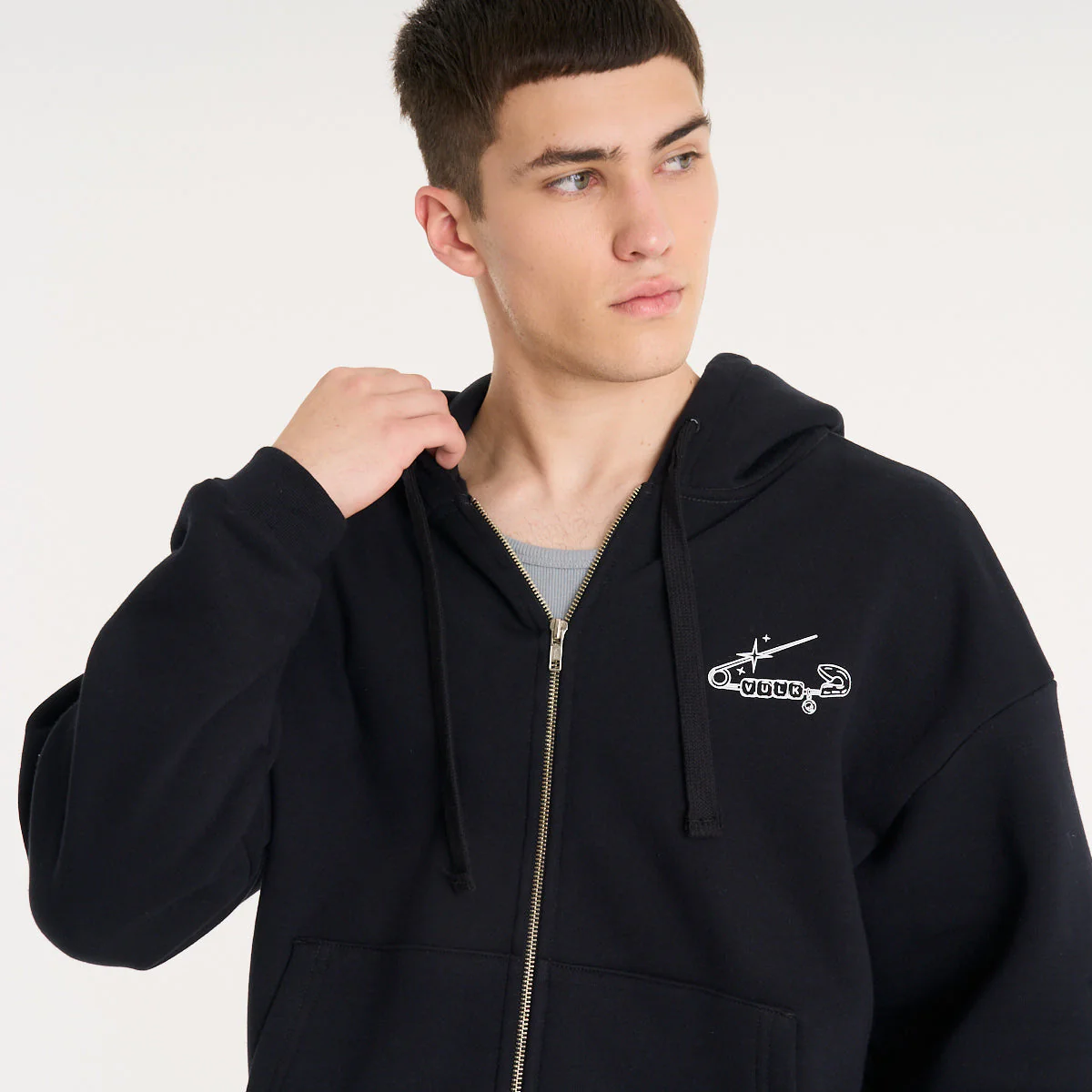 Buzo Vulk Vegas Ziphood Black - Image 3