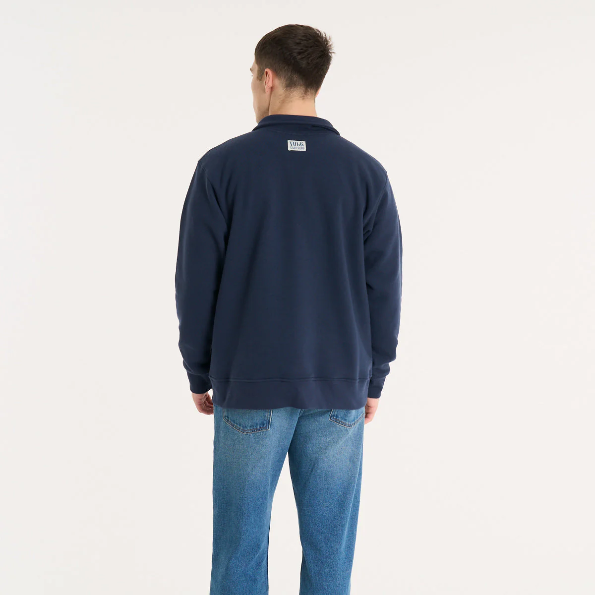 Buzo Vulk Richard Half Zip Blue - Image 10