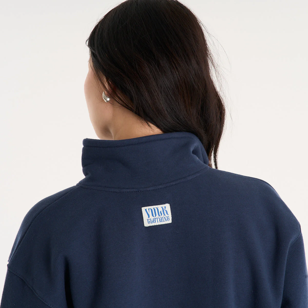 Buzo Vulk Richard Half Zip Blue - Image 5