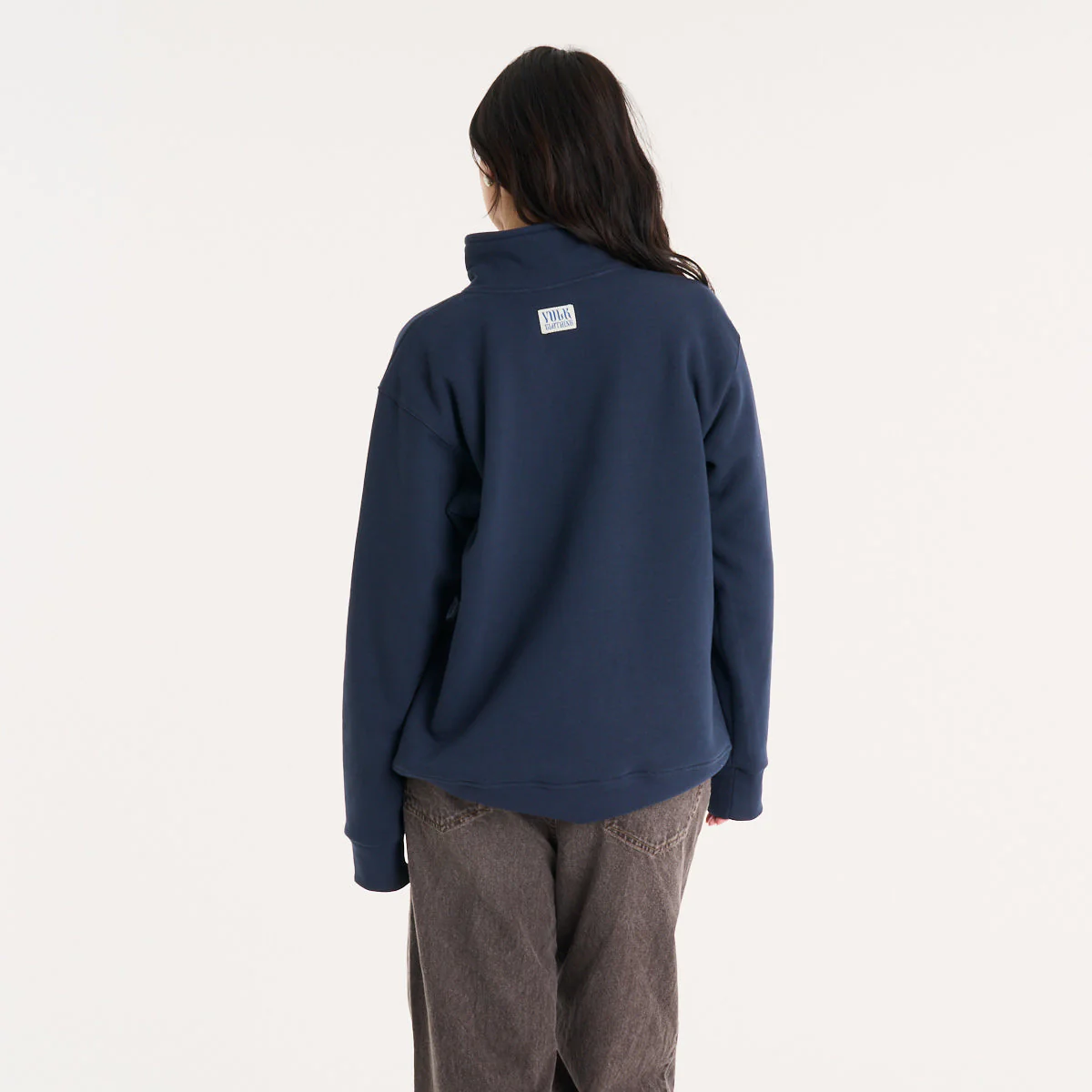 Buzo Vulk Richard Half Zip Blue - Image 9