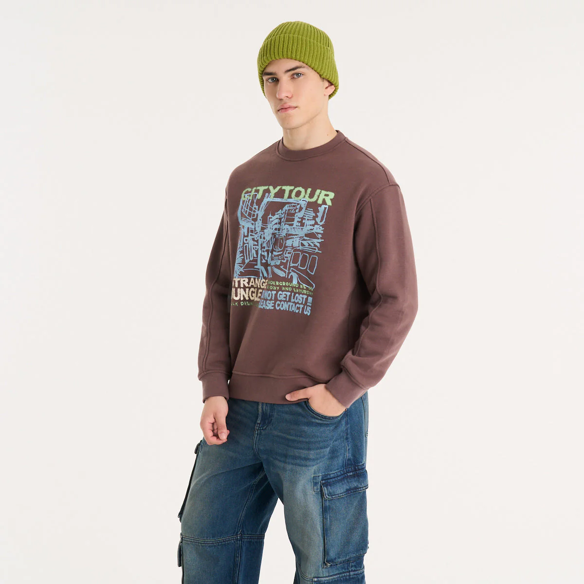 Buzo Vulk City Crew Brown - Image 3