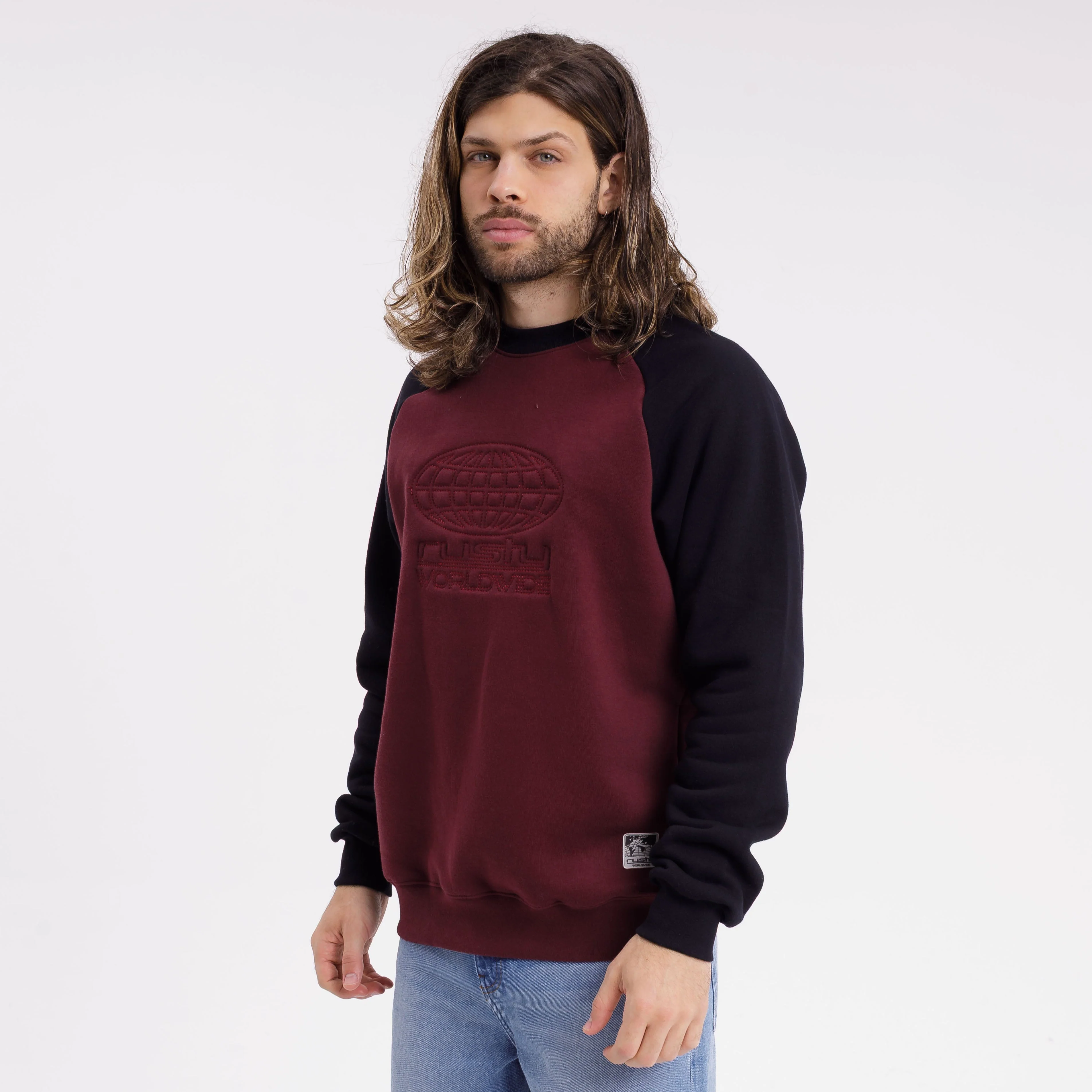Buzo Rusty Elevax Crew Burgundy - Image 4
