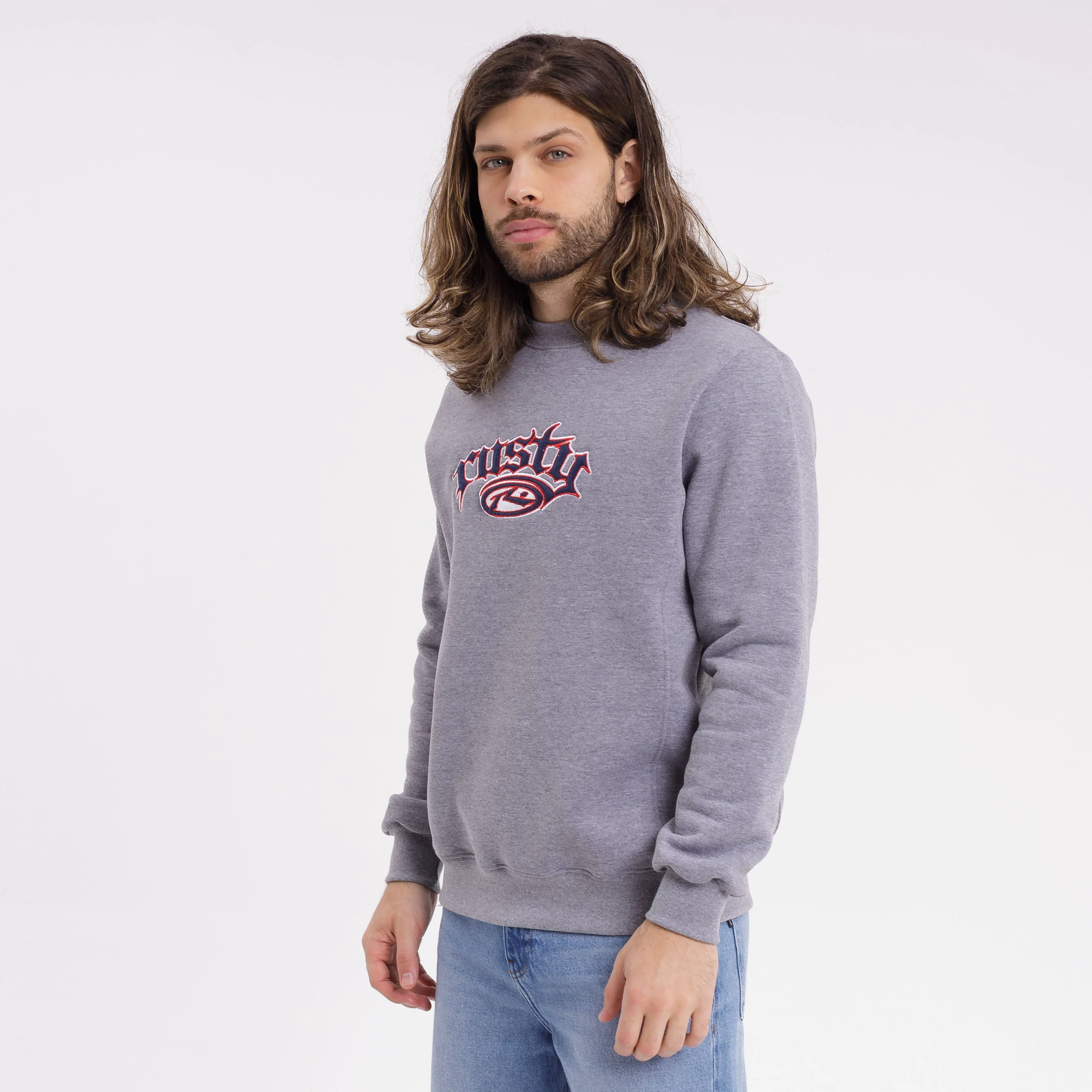 Buzo Rusty Mission Crew Grey Marle - Image 3