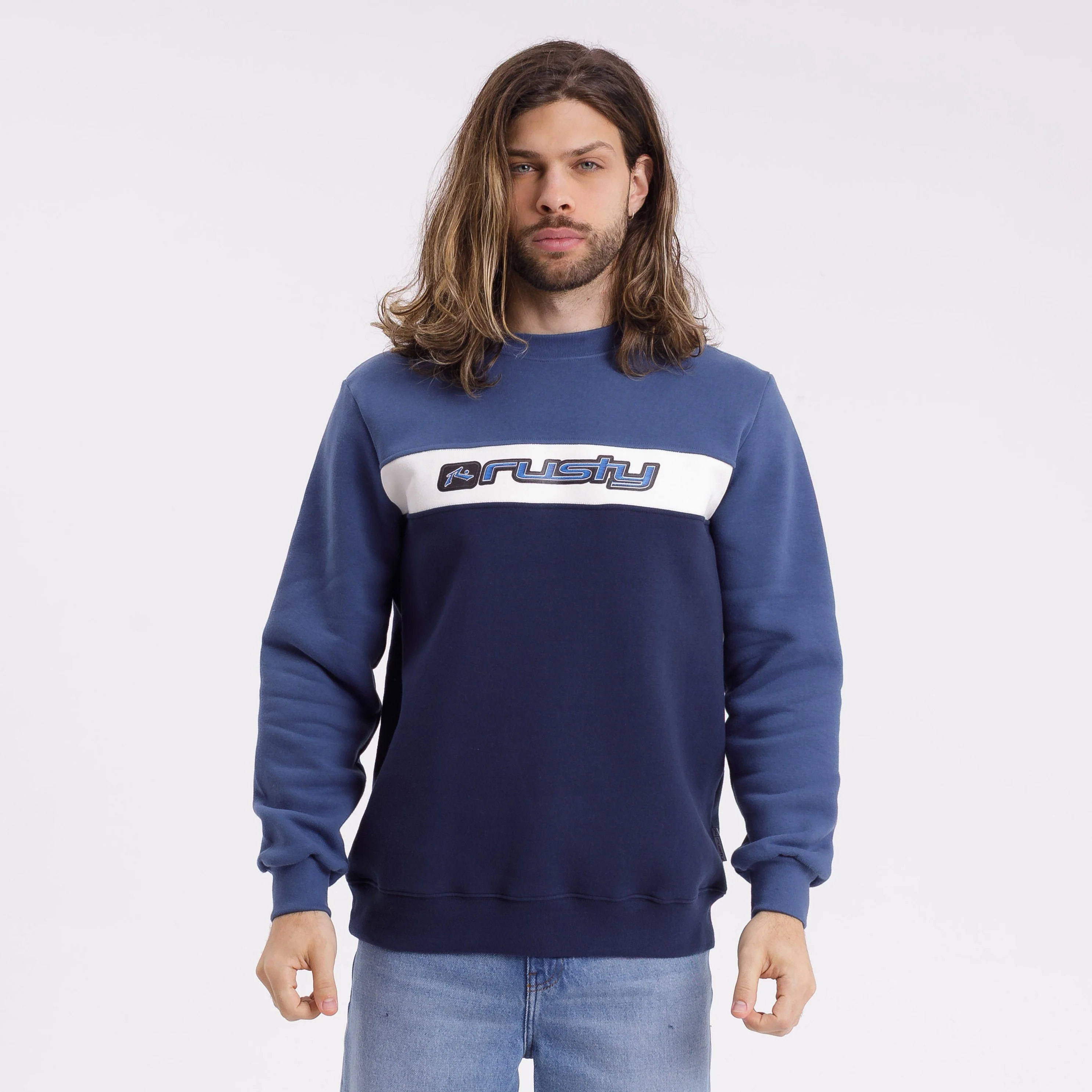 Buzo Rusty Dogtown Crew Navy Blue - Image 2