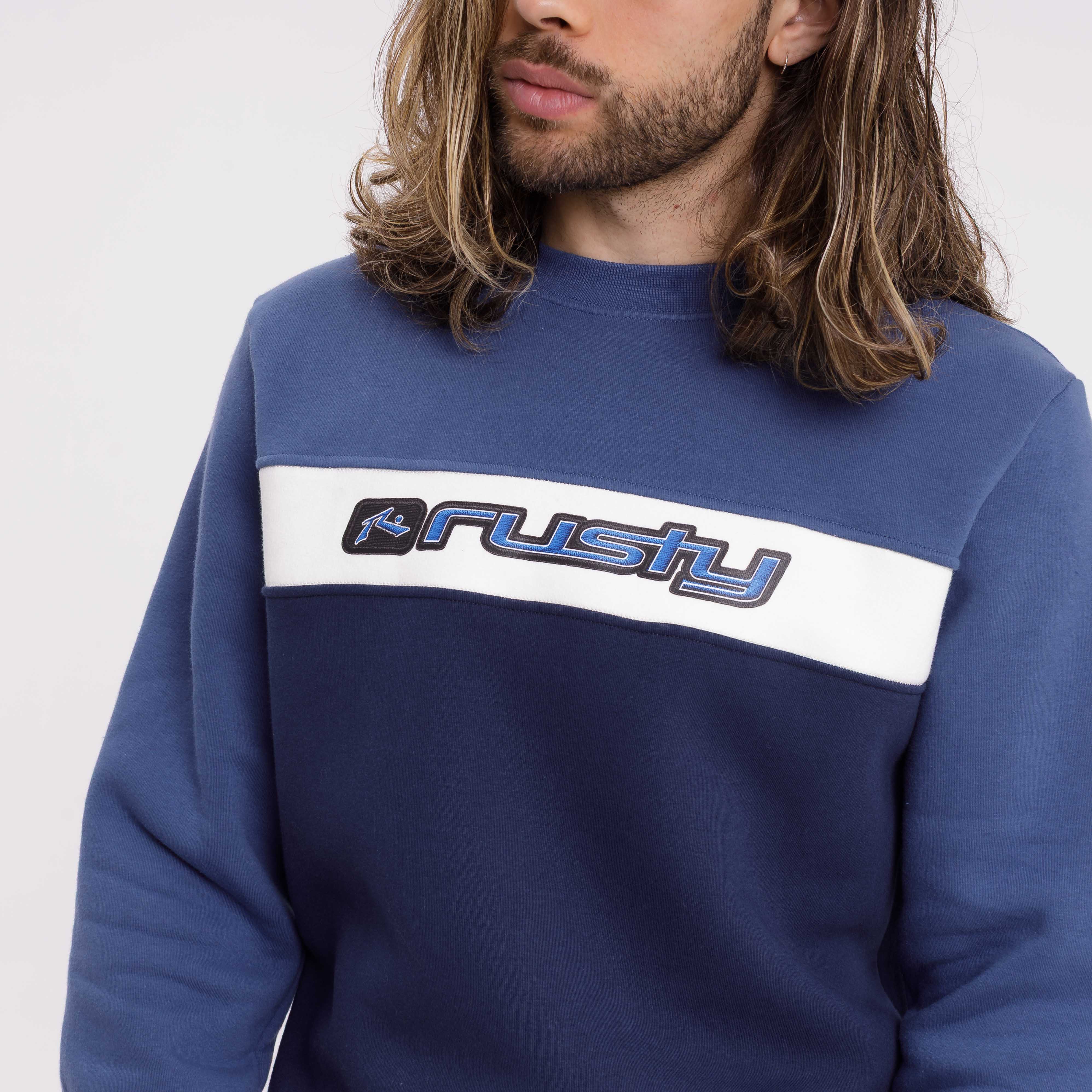 Buzo Rusty Dogtown Crew Navy Blue - Image 3