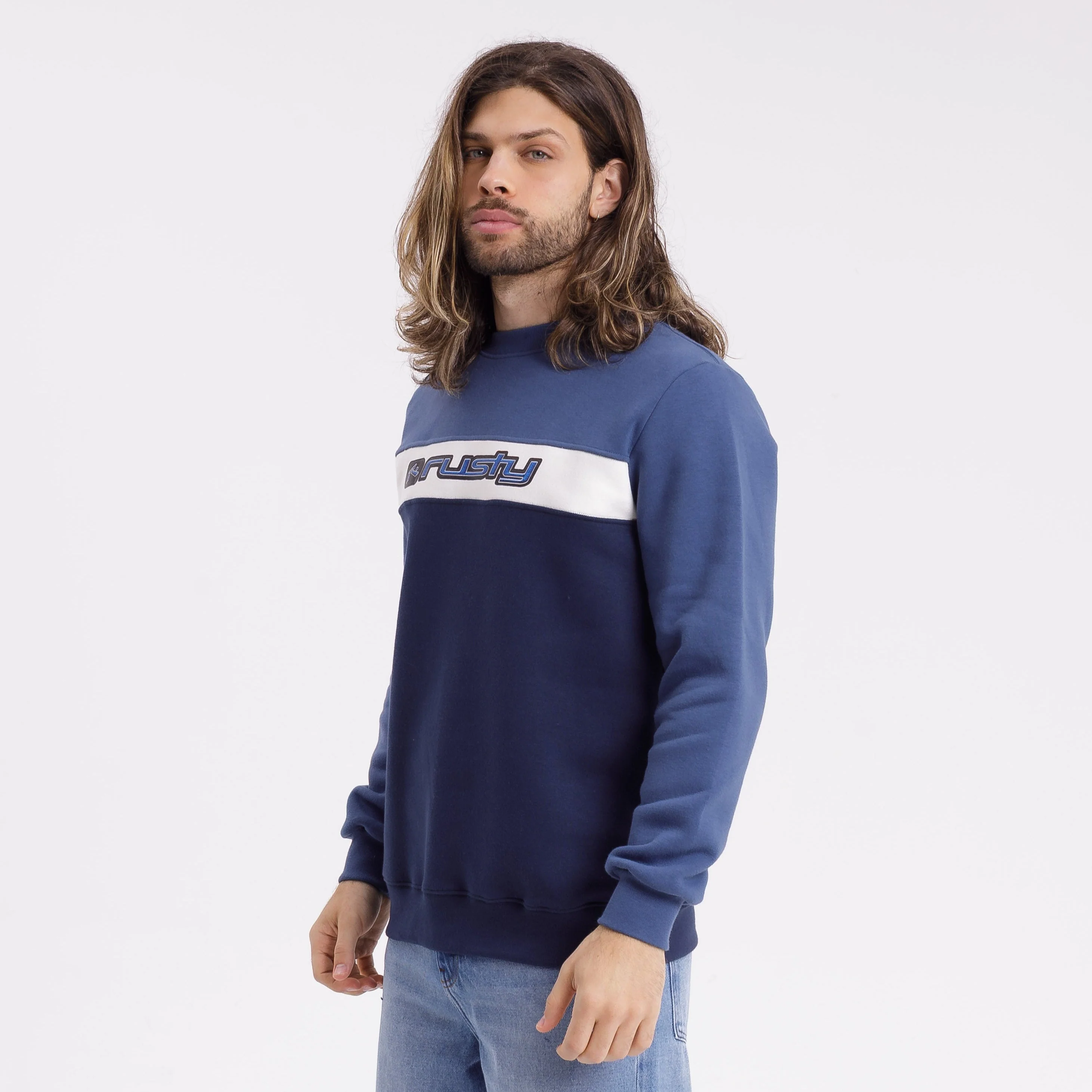 Buzo Rusty Dogtown Crew Navy Blue - Image 4