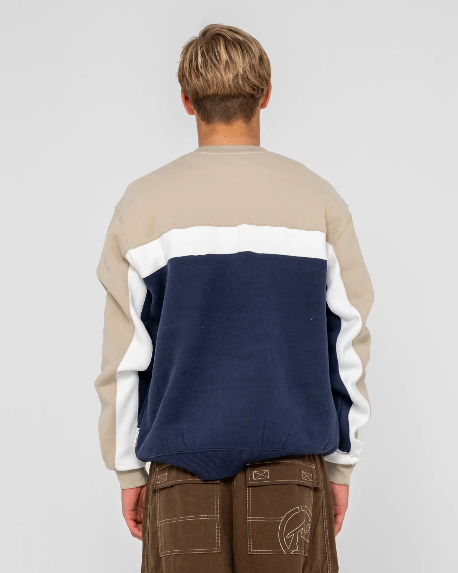 Buzo Rusty Pod Racer Crew Fleece Navy Blue - Image 4