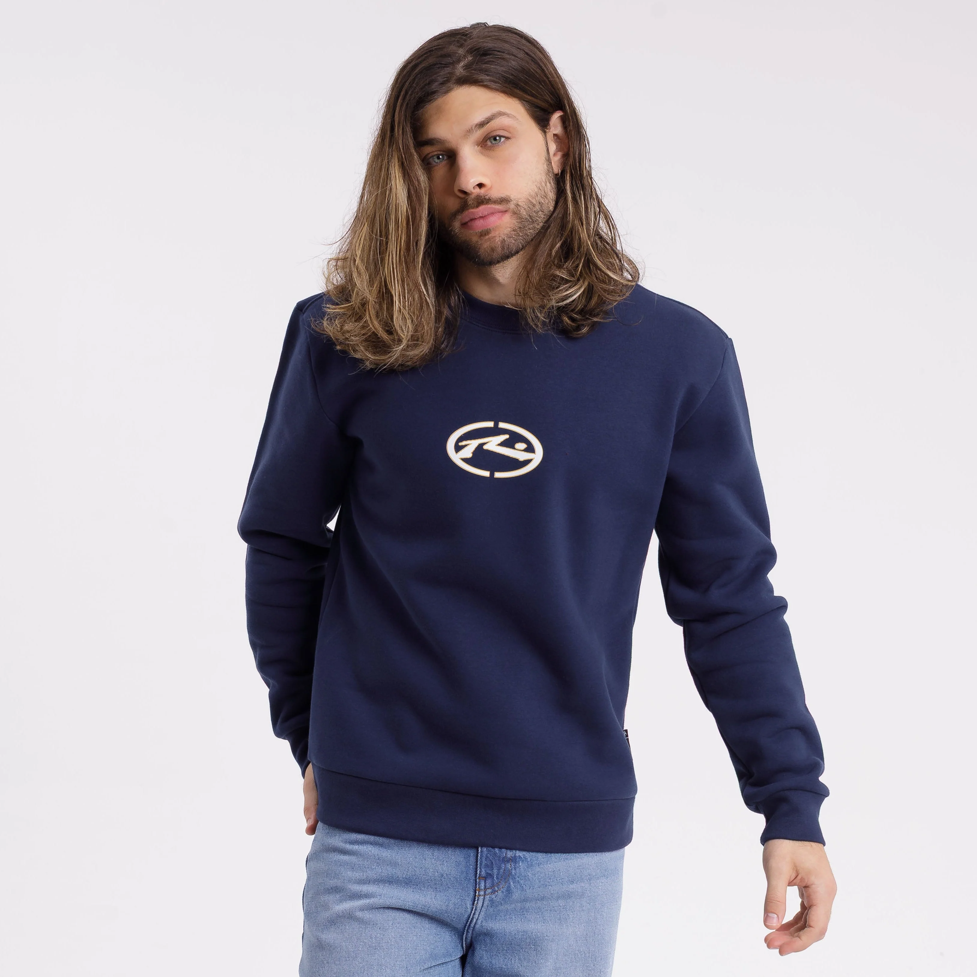 Buzo Rusty Turbo Serie 2 Crew Navy Blue