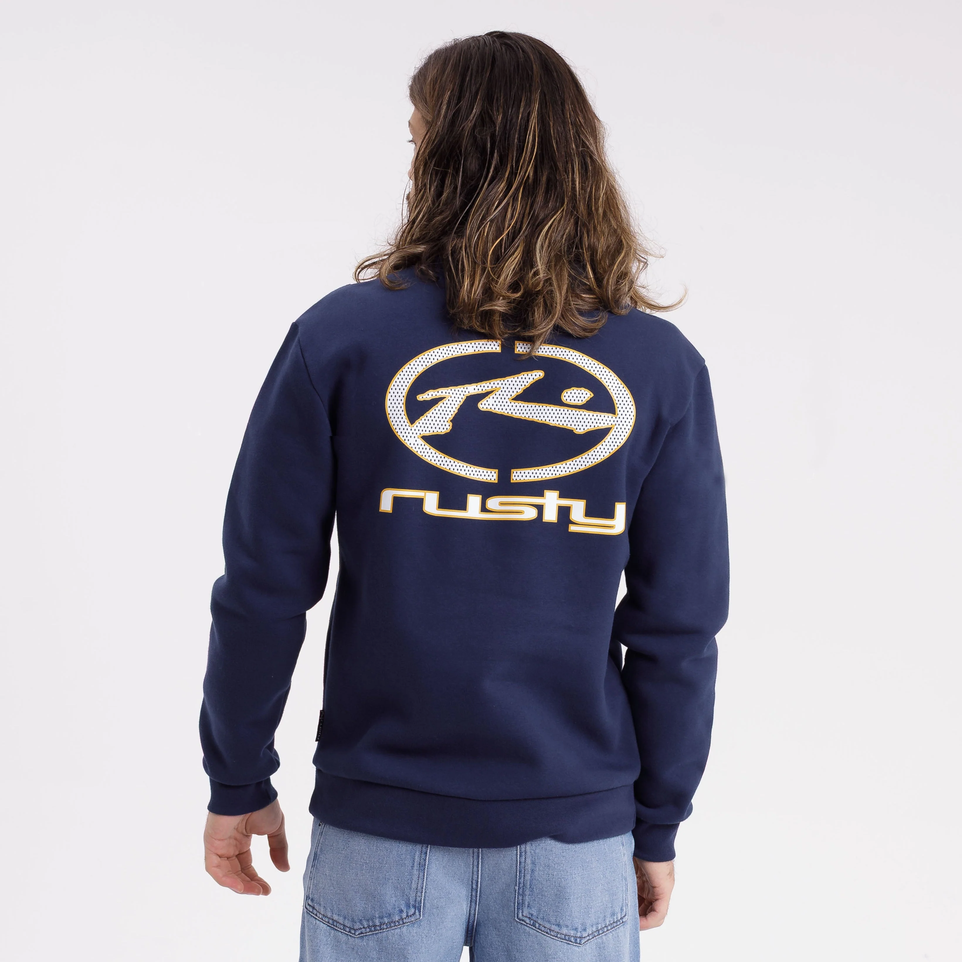 Buzo Rusty Turbo Serie 2 Crew Navy Blue - Image 4