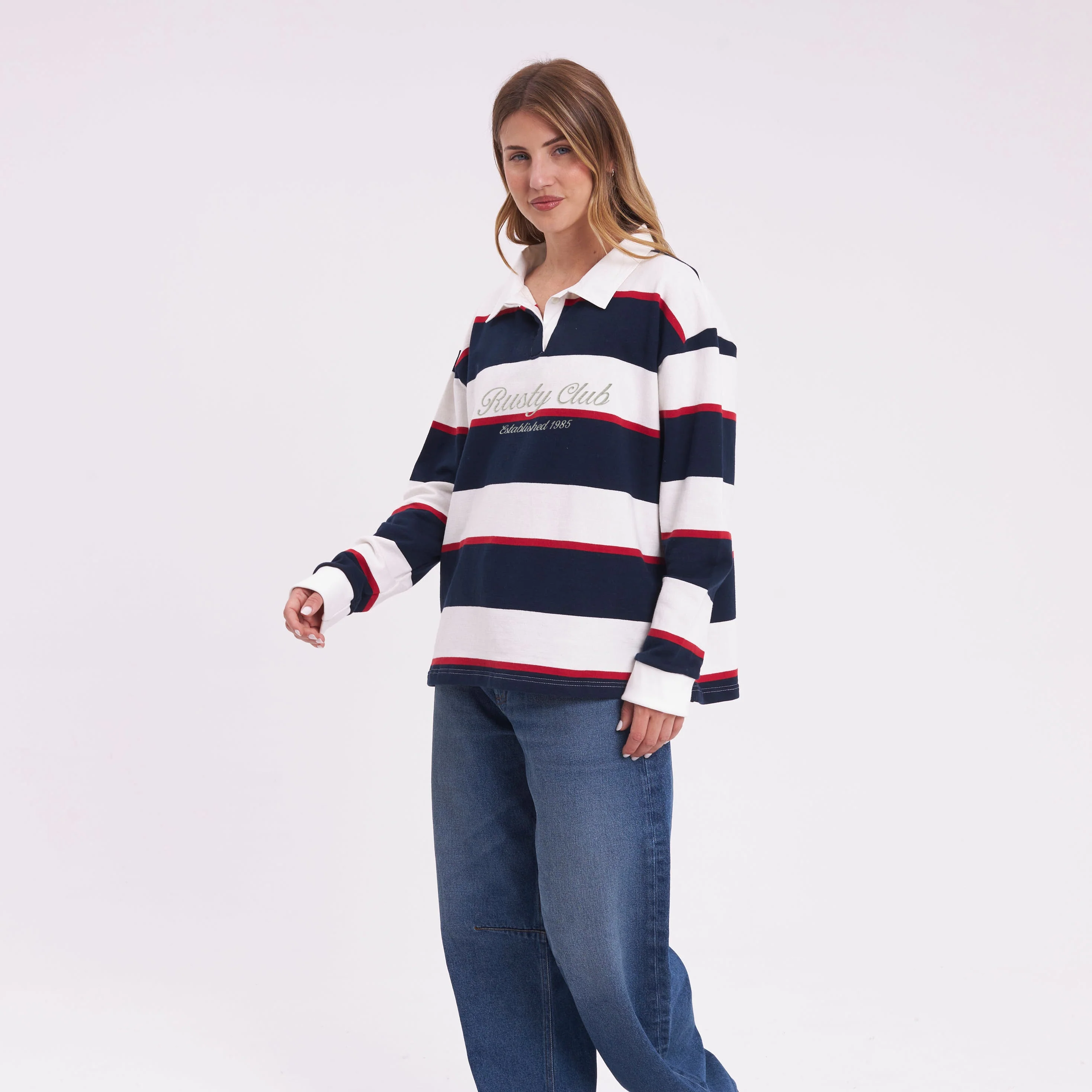 Buzo Rusty Cali Polo Crew Ld Navy - Image 2
