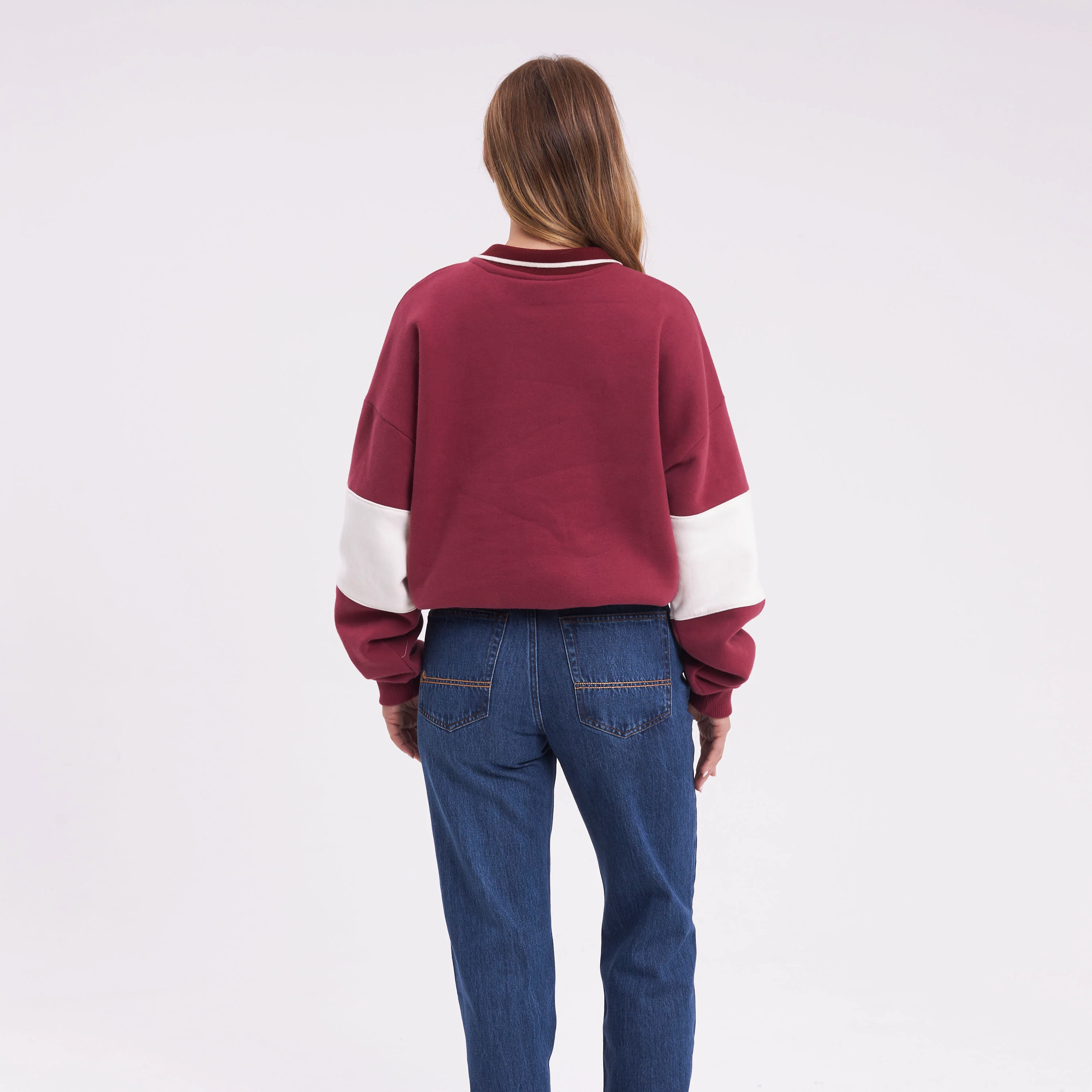 Buzo Rusty White Lines Polo Crew Ld Rhubarb - Image 6