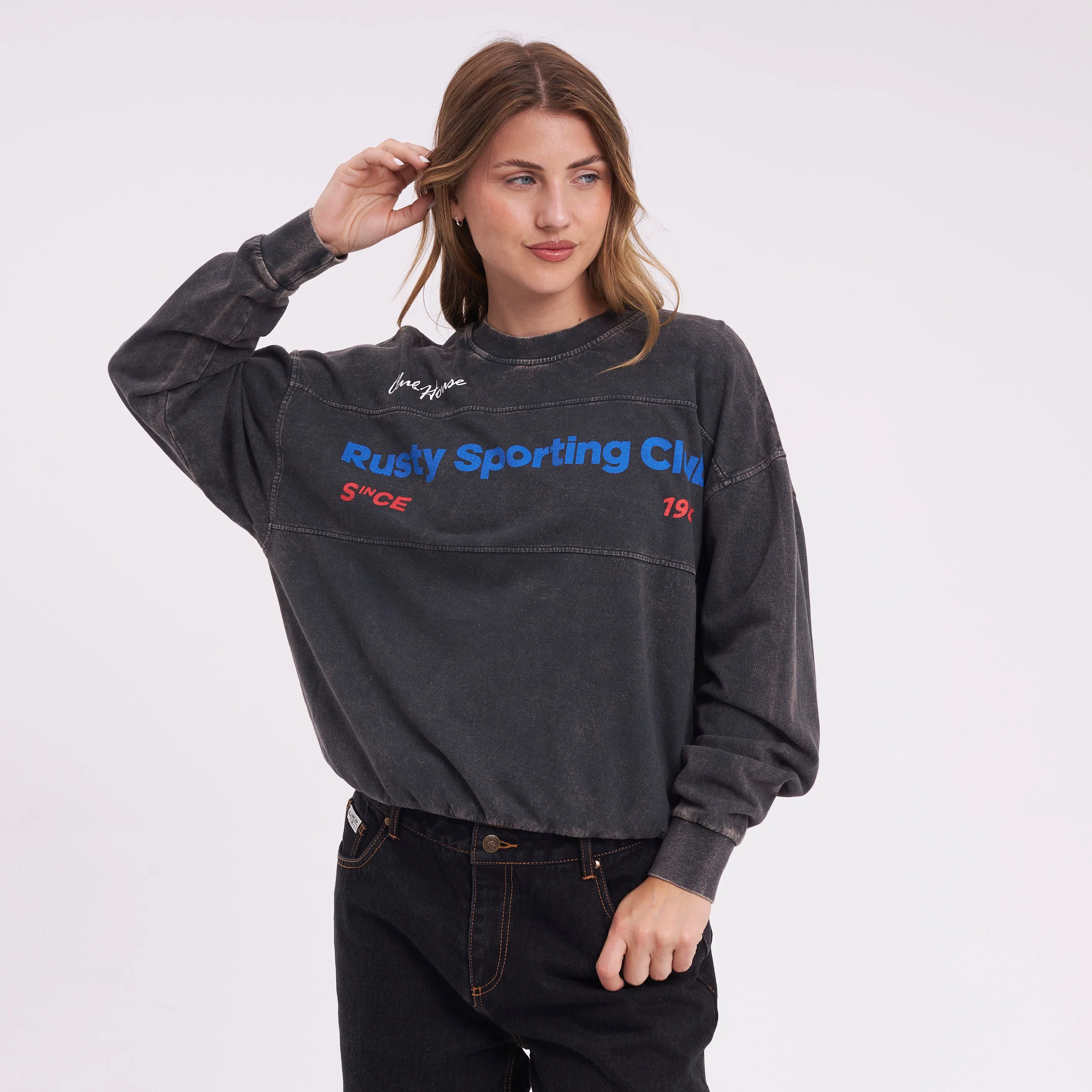Buzo Rusty Caliway Diy Crew Ld Washed Black - Image 2