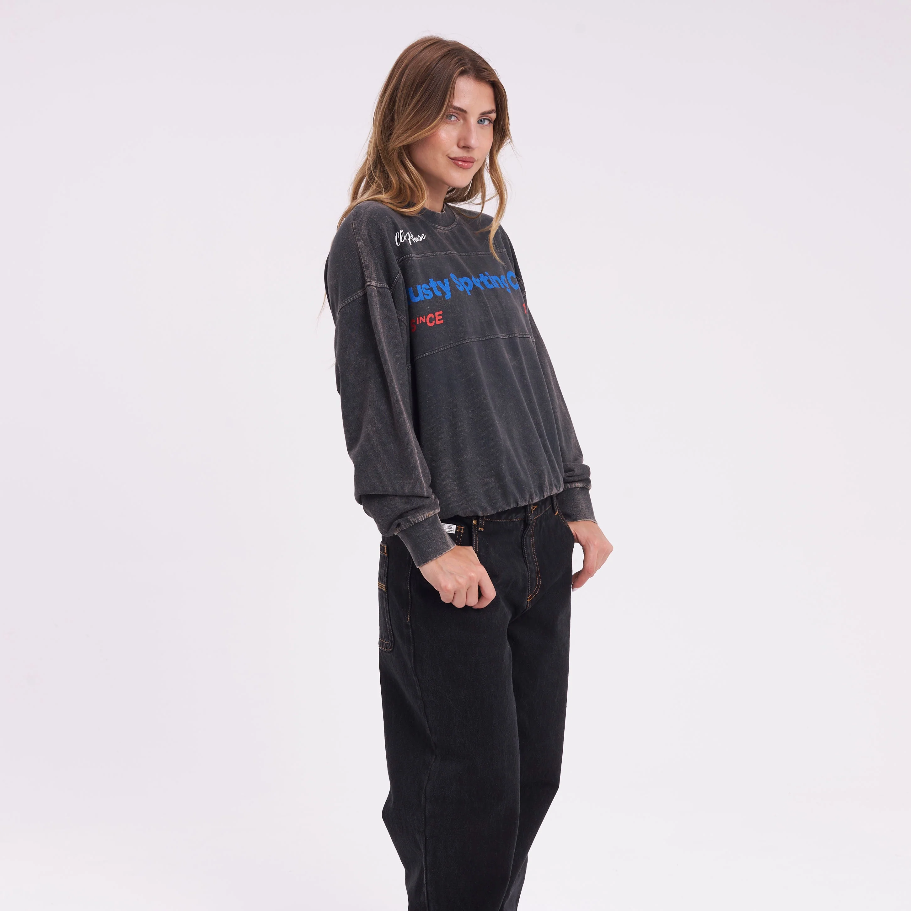 Buzo Rusty Caliway Diy Crew Ld Washed Black - Image 3