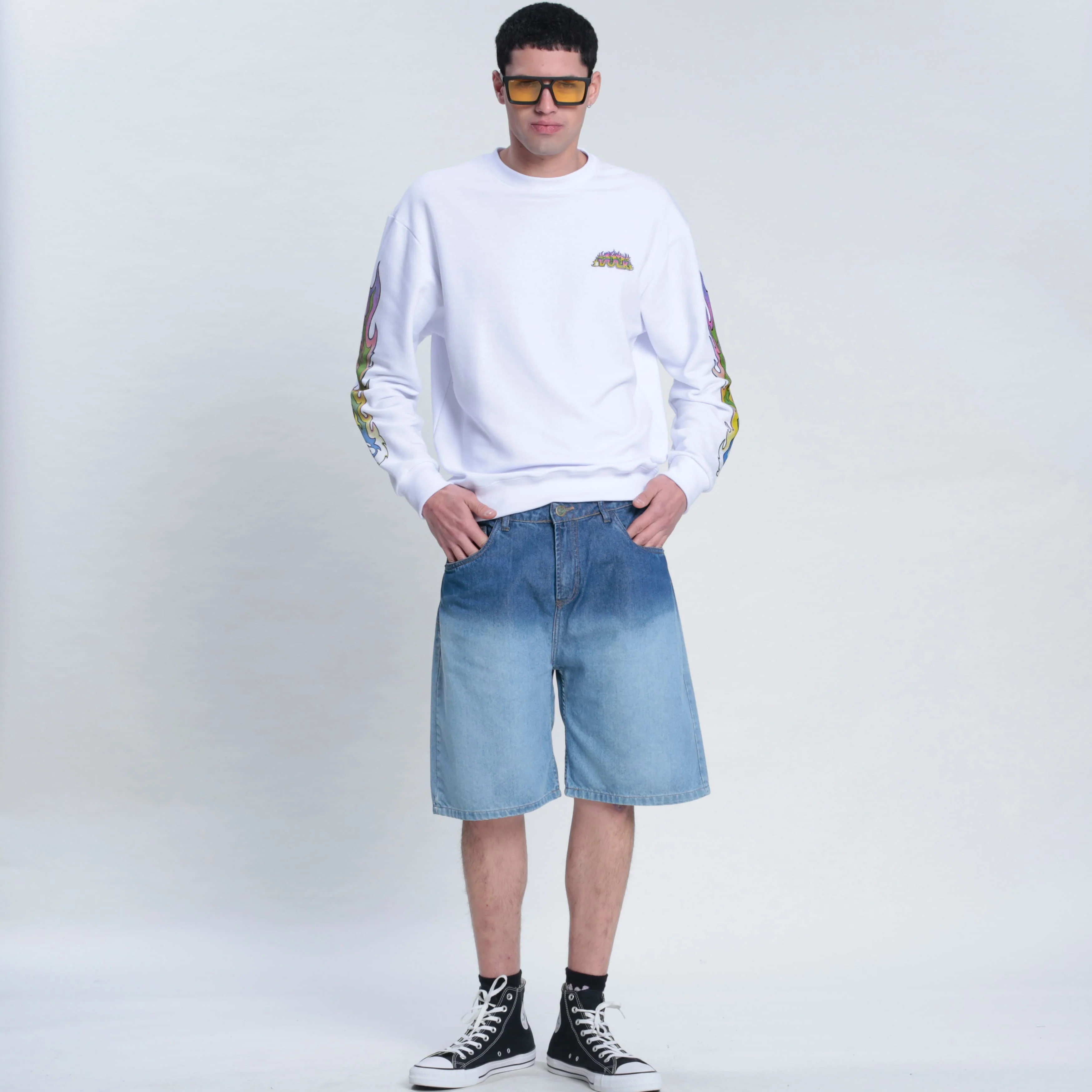 Buzo Vulk Electric Crew White - Image 4
