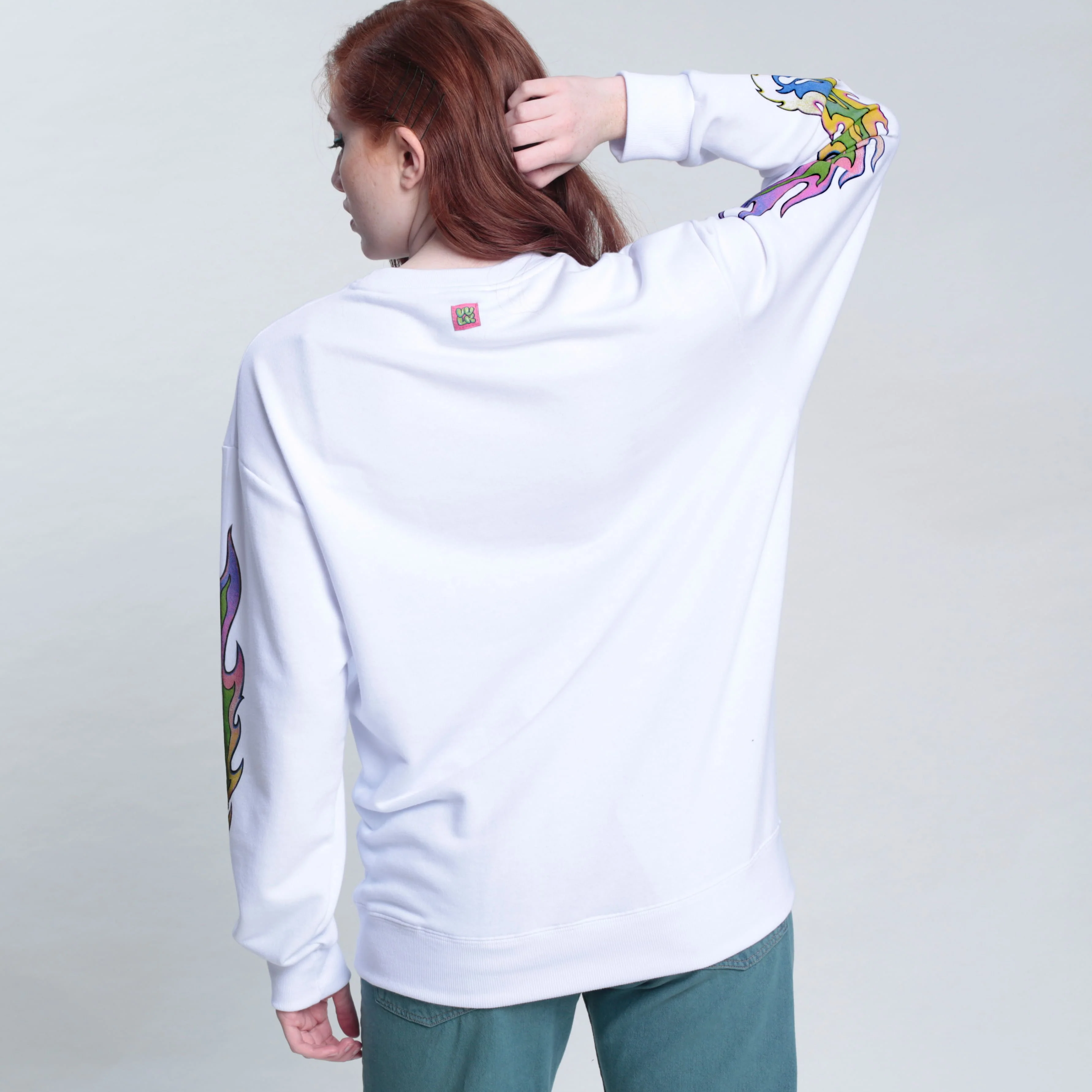 Buzo Vulk Electric Crew White - Image 8