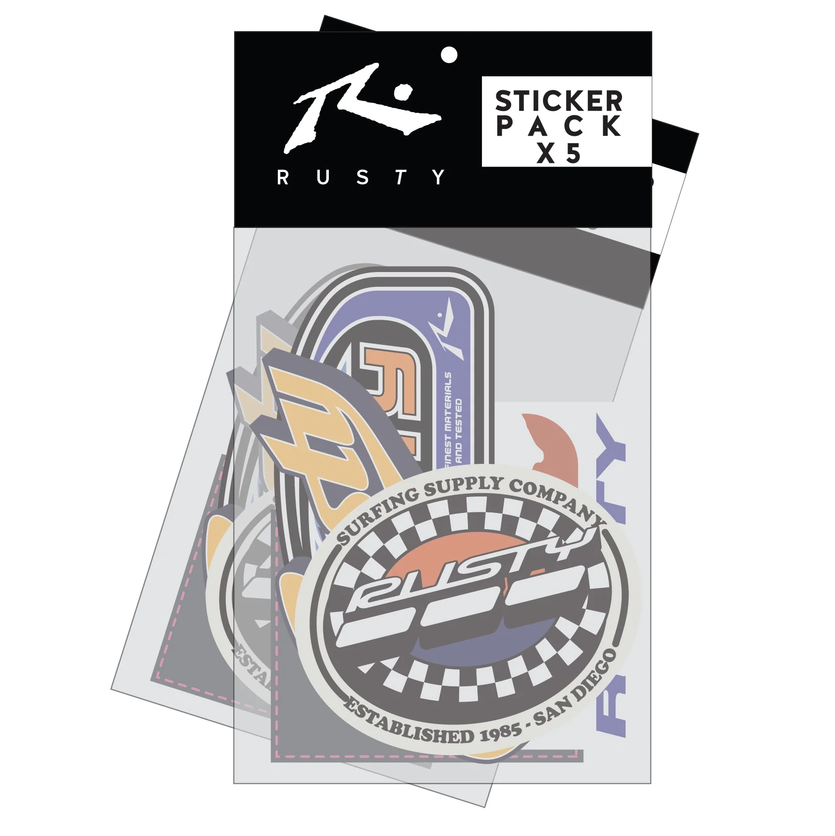 Calcos Rusty Stickers Pack X5 Surtido 9 - Image 4