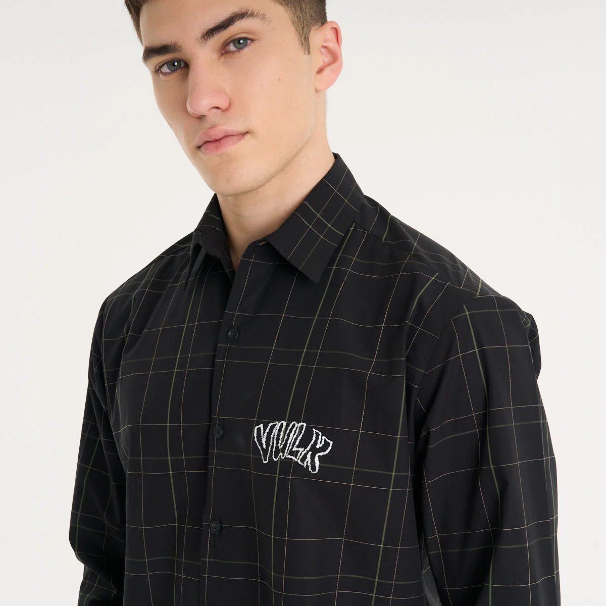 Camisa Ml Vulk Ian Shirt Black - Image 4