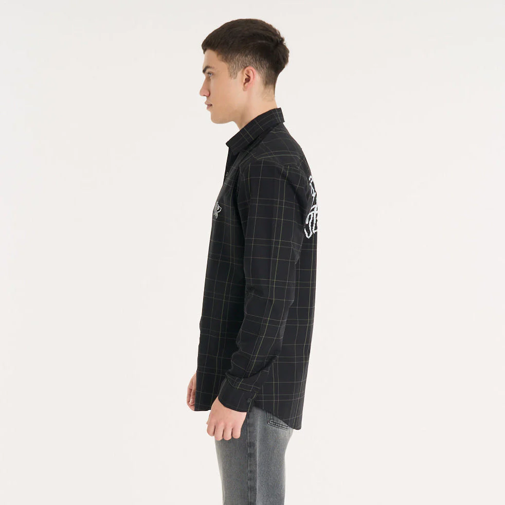 Camisa Ml Vulk Ian Shirt Black - Image 7