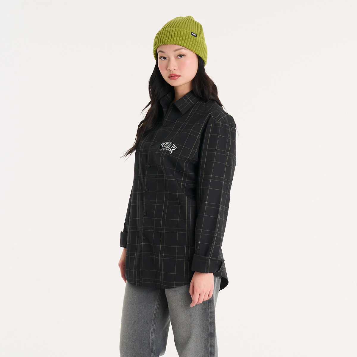 Camisa Ml Vulk Ian Shirt Black - Image 8