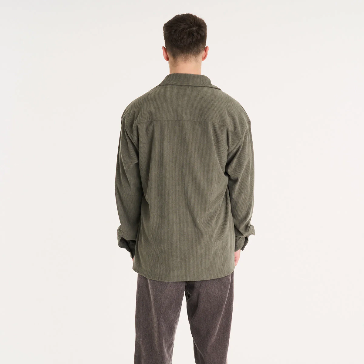 Camisa Ml Vulk Turner Shirt Green Vintage - Image 4