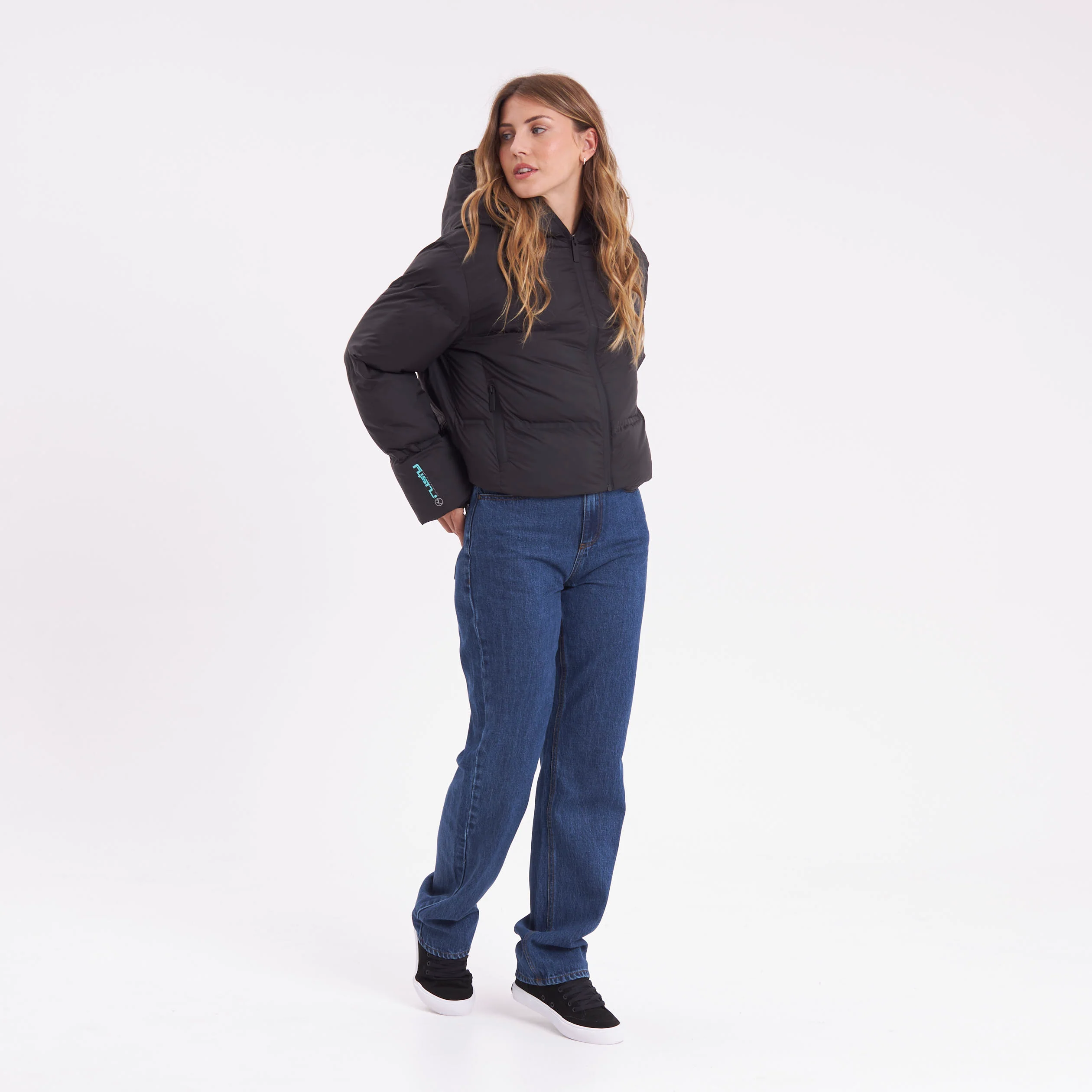 Campera Abrigo Rusty Better Now Puffer Coat Ld Black - Image 10