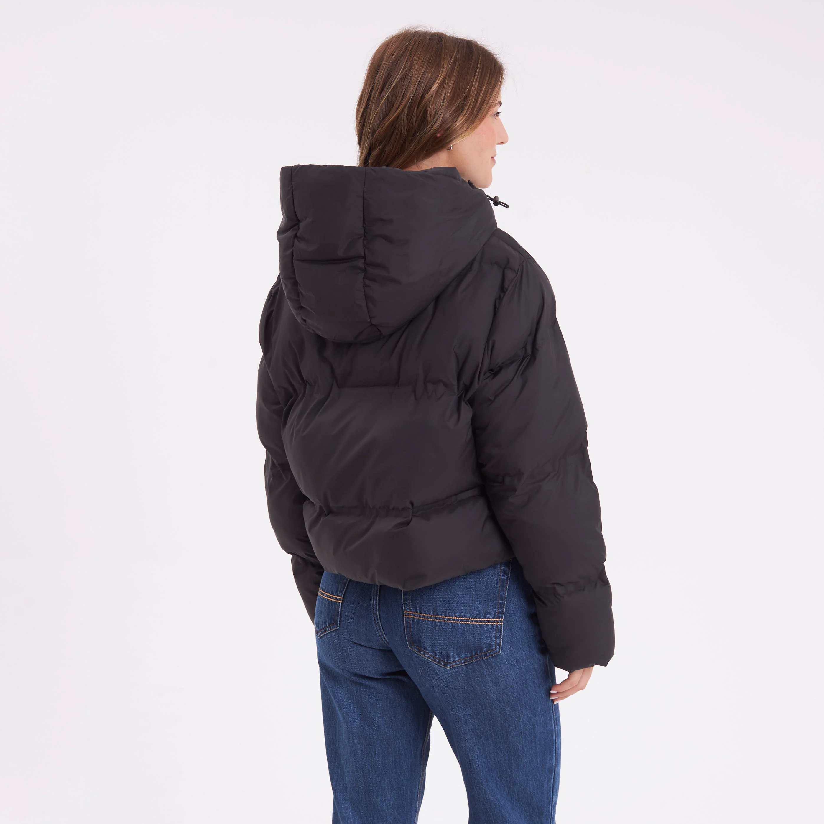 Campera Abrigo Rusty Better Now Puffer Coat Ld Black - Image 5