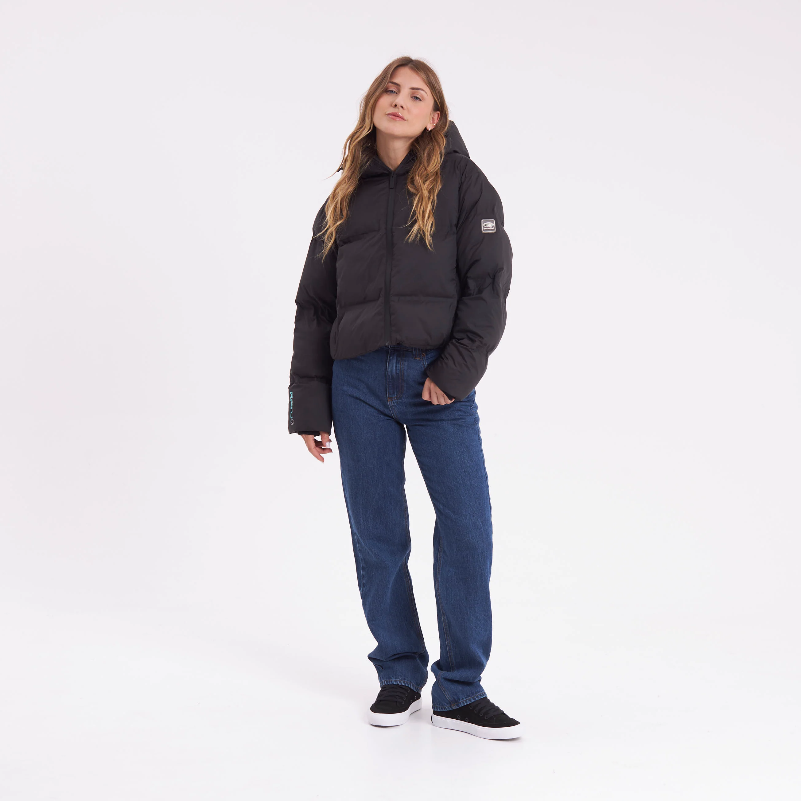 Campera Abrigo Rusty Better Now Puffer Coat Ld Black - Image 6