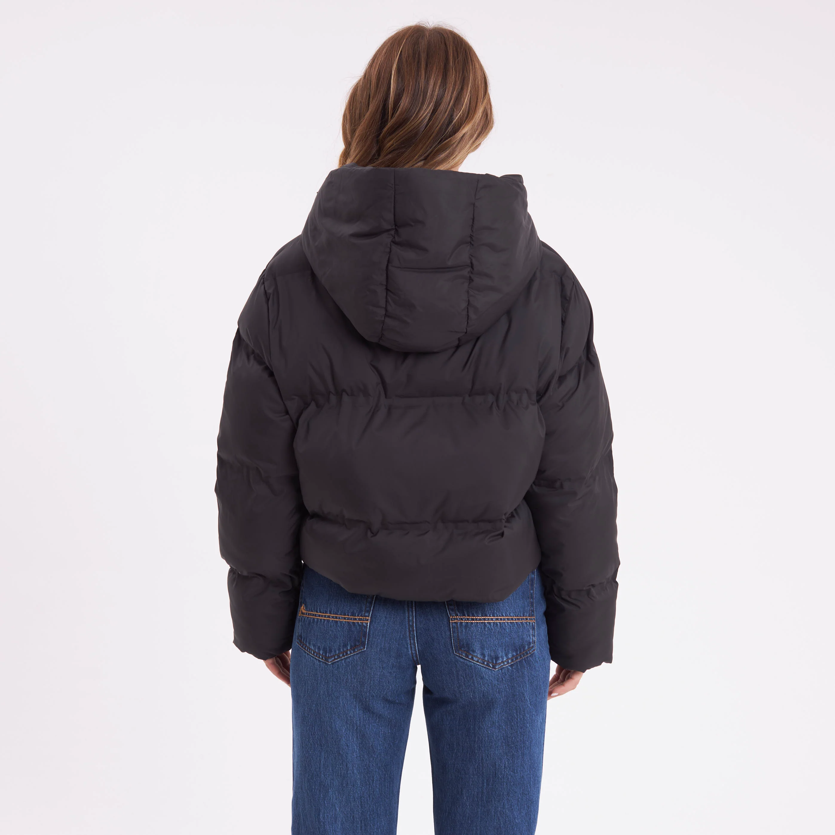 Campera Abrigo Rusty Better Now Puffer Coat Ld Black - Image 7