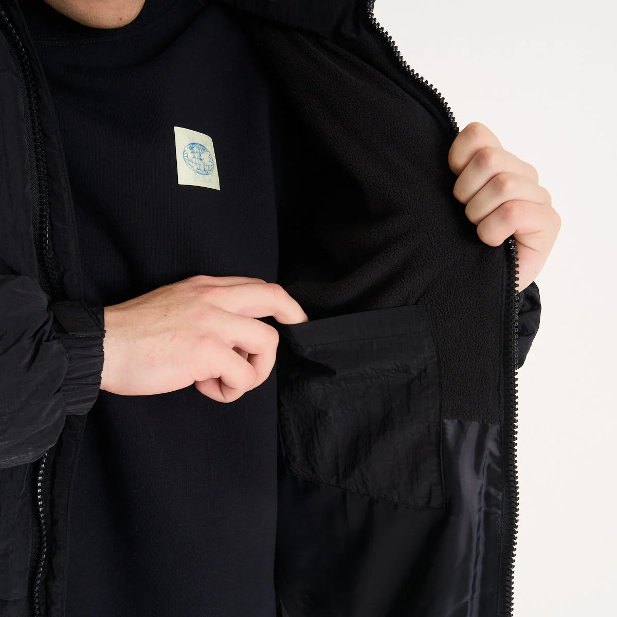 Campera Abrigo Vulk East Jacket Black - Image 11